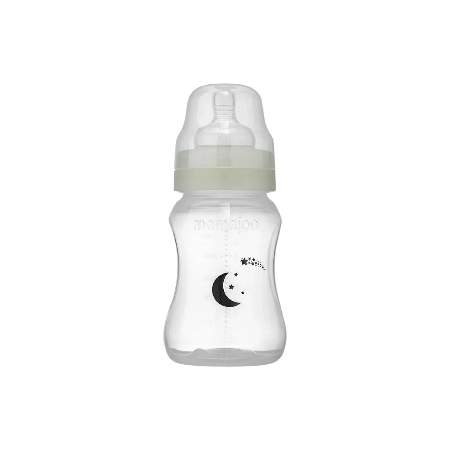 Mamajoo Anti - Colic Glow PP Baby Bottle 6+ months 250ml - mezetto ebebek ebebek