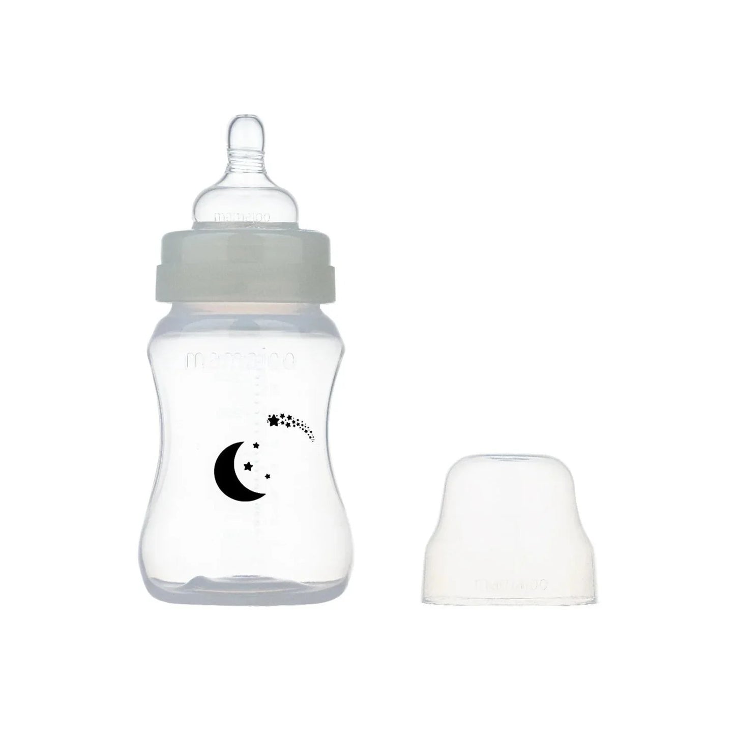 Mamajoo Anti - Colic Glow PP Baby Bottle 6+ months 250ml - mezetto ebebek ebebek