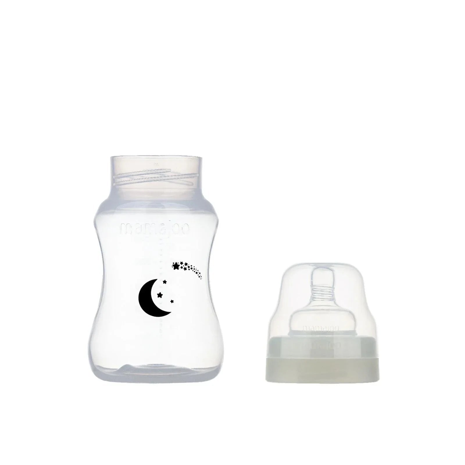 Mamajoo Anti - Colic Glow PP Baby Bottle 6+ months 250ml - mezetto ebebek ebebek