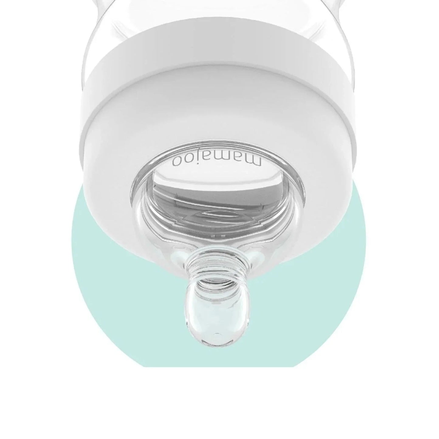 Mamajoo Anti - Colic PP Baby Bottle Medium Flow 6+ months 250ml - Silver - mezetto ebebek ebebek
