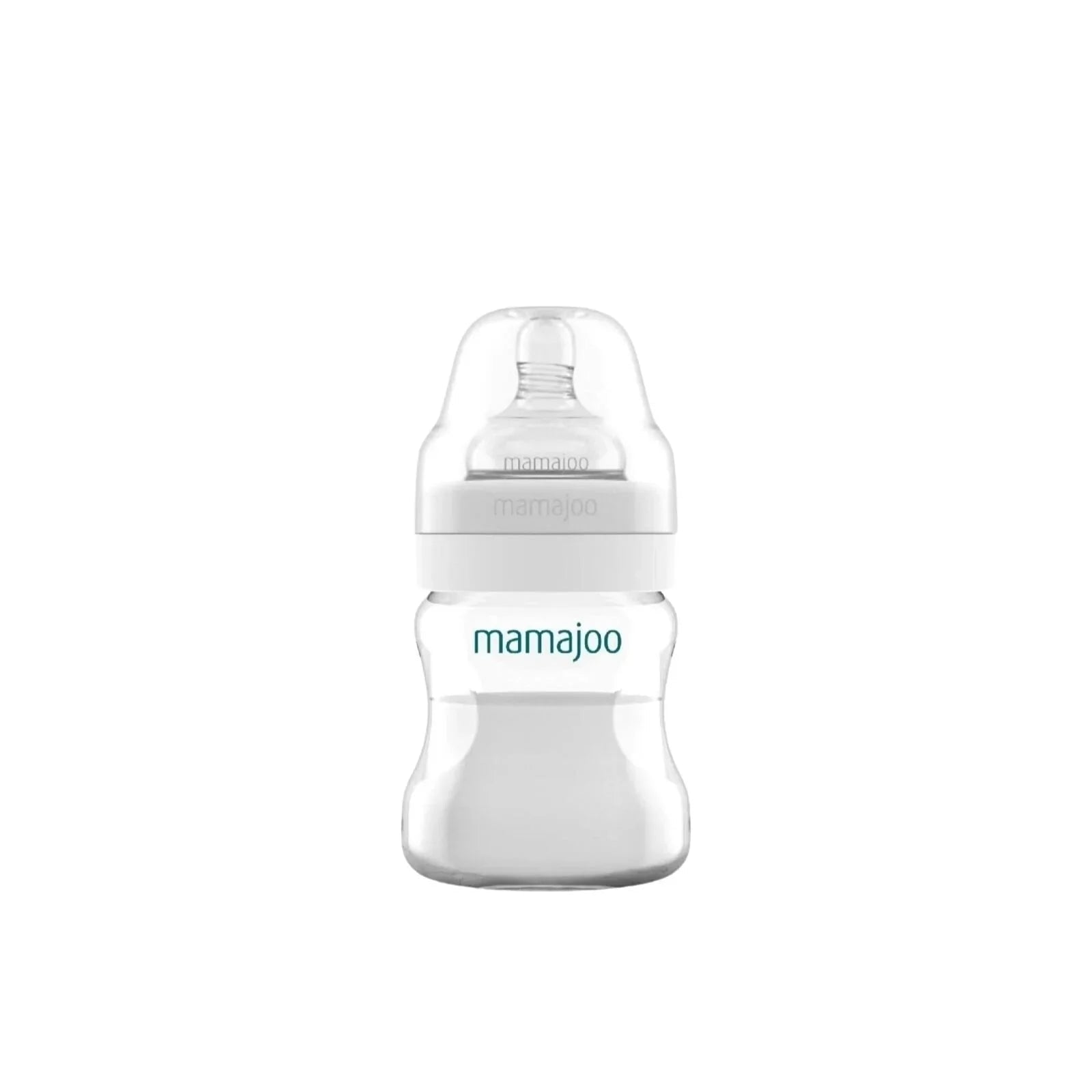 Mamajoo Anti - Colic PP Baby Bottle Slow Flow 0+ months 150ml - Silver - mezetto ebebek ebebek