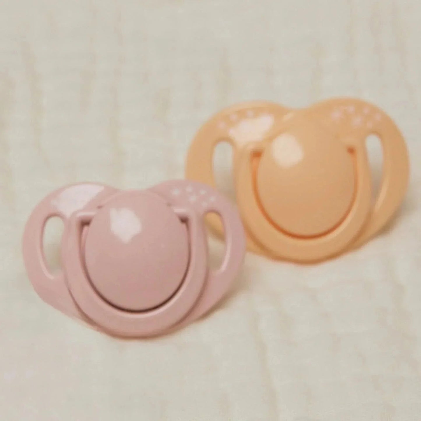 Mamajoo Orthodontic Soothers with Steriliser Box 6+ months Pack of 2 - Powder Pink & Blush - mezetto ebebek ebebek