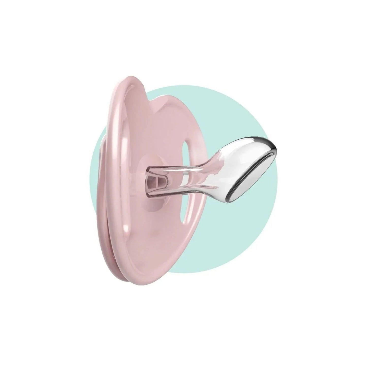 Mamajoo Orthodontic Soothers with Steriliser Box 6+ months Pack of 2 - Powder Pink & Blush - mezetto ebebek ebebek