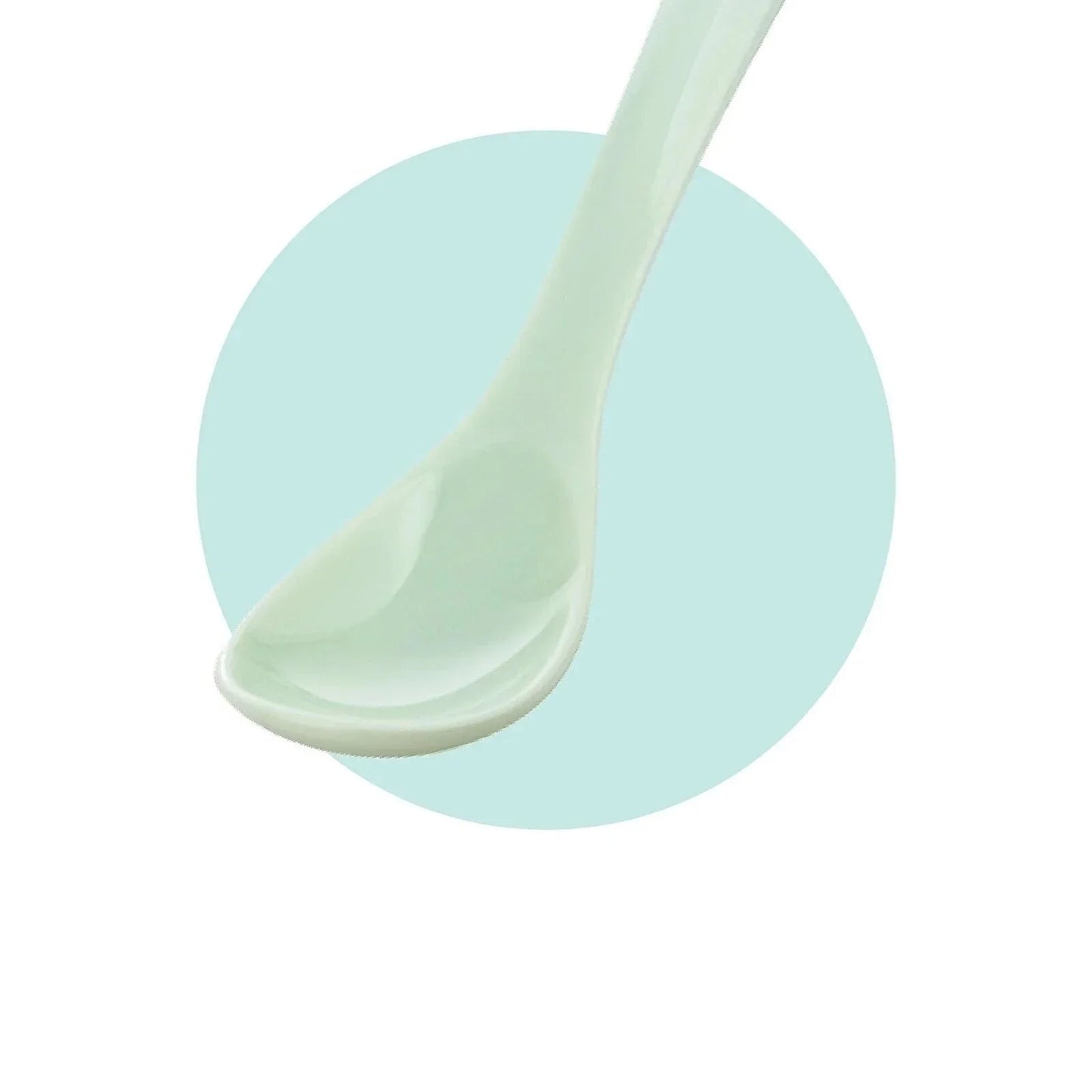Mamajoo Silicone Spoons with Case Pack of 2 - Green & Blue - mezetto ebebek ebebek