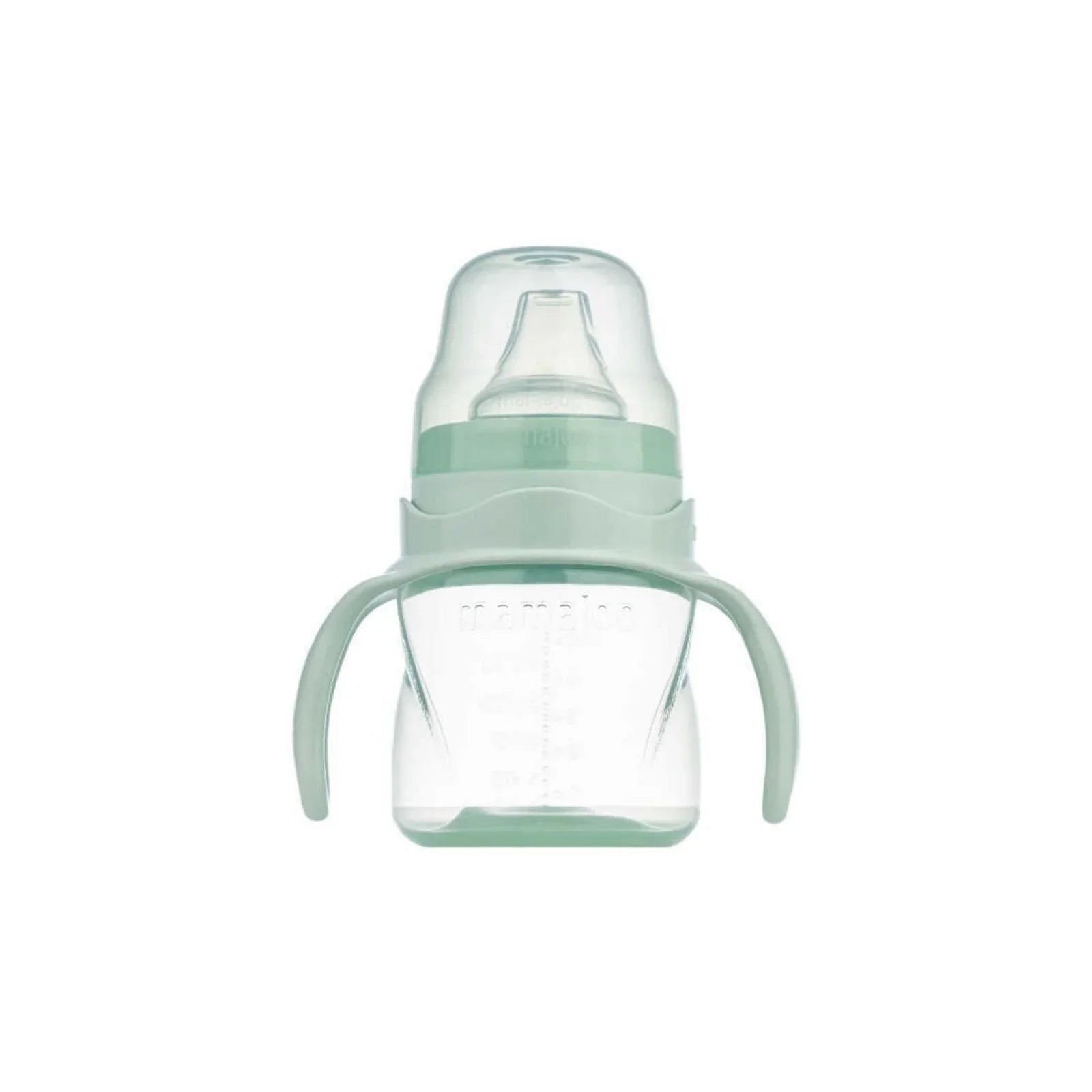 Mamajoo Training Cup with Handles 6+ months 160ml - Powder Green - mezetto ebebek ebebek