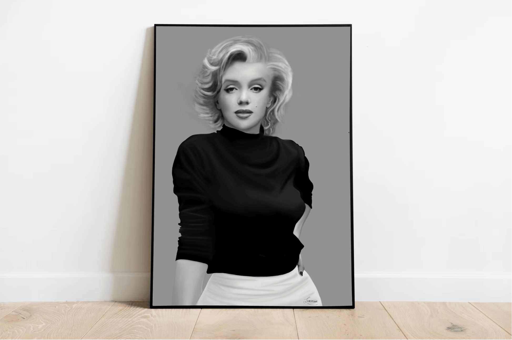 Marilyn Monroe Art Print | Timeless Hollywood Glamour - mezetto KEOLIX KEOLIX