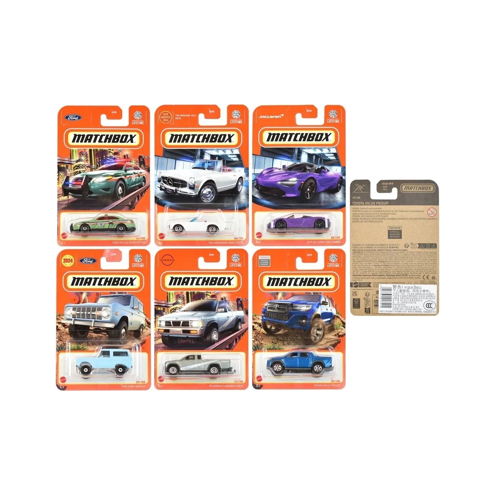 Matchbox 1:64 Scale Basic Car - mezetto ebebek ebebek