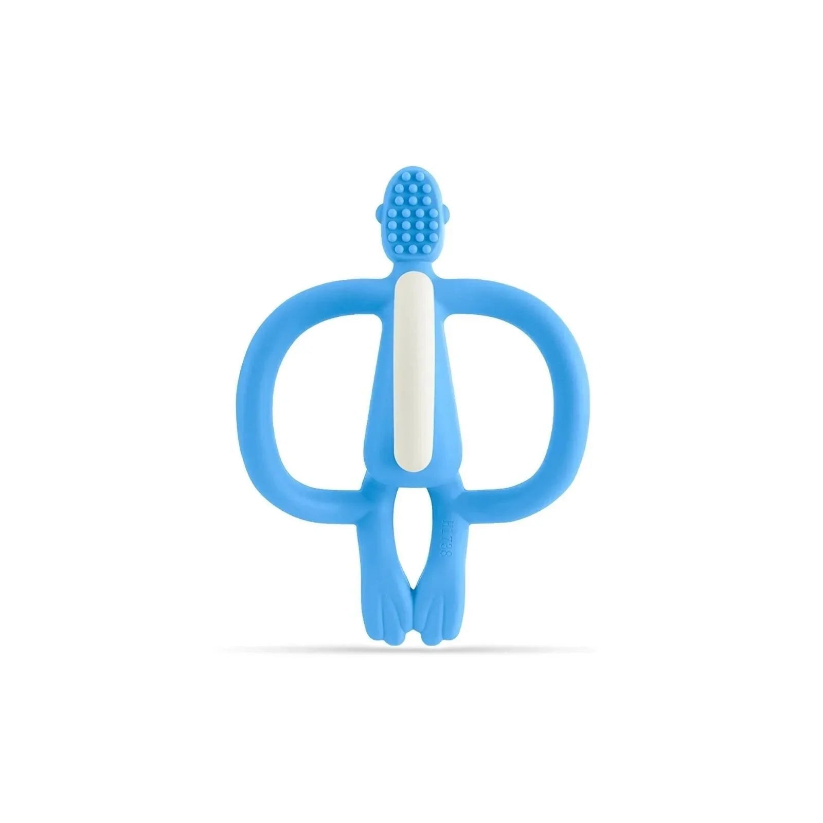 Matchstick Monkey Original Teething Toy - Light Blue - mezetto ebebek ebebek