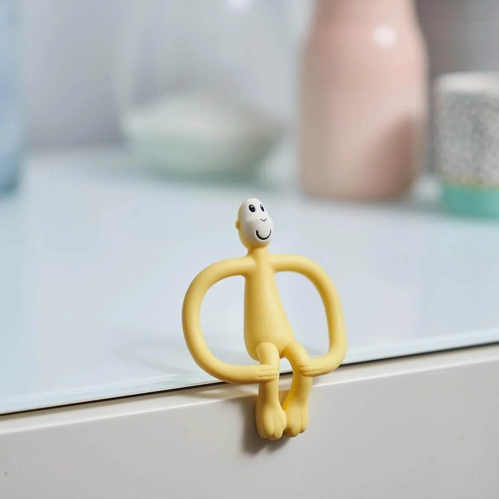 Matchstick Monkey Original Teething Toy - Yellow - mezetto ebebek ebebek
