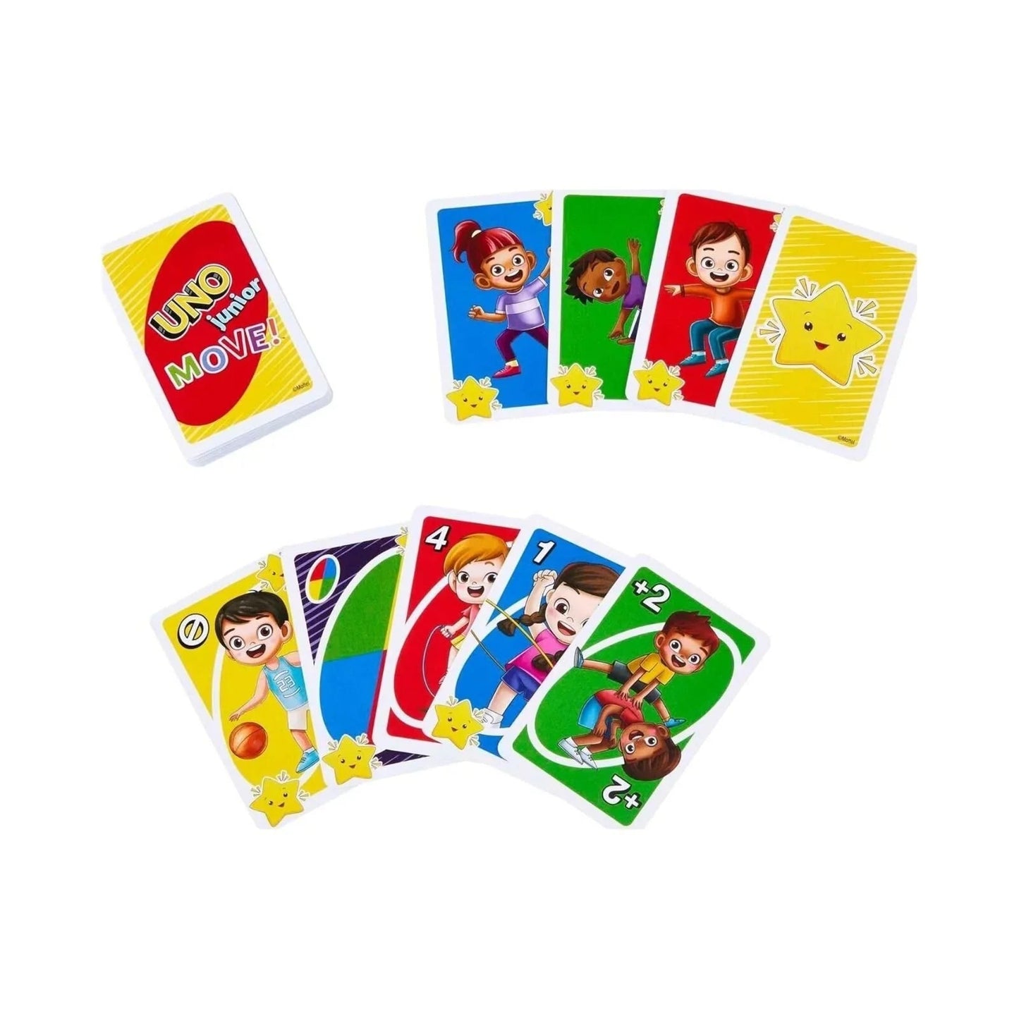 Mattel Uno Junior Move Card Game - mezetto ebebek ebebek