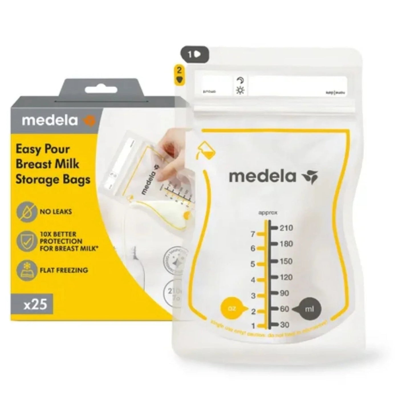 Medela Breastmilk Storage Bag 50 pcs - mezetto ebebek ebebek