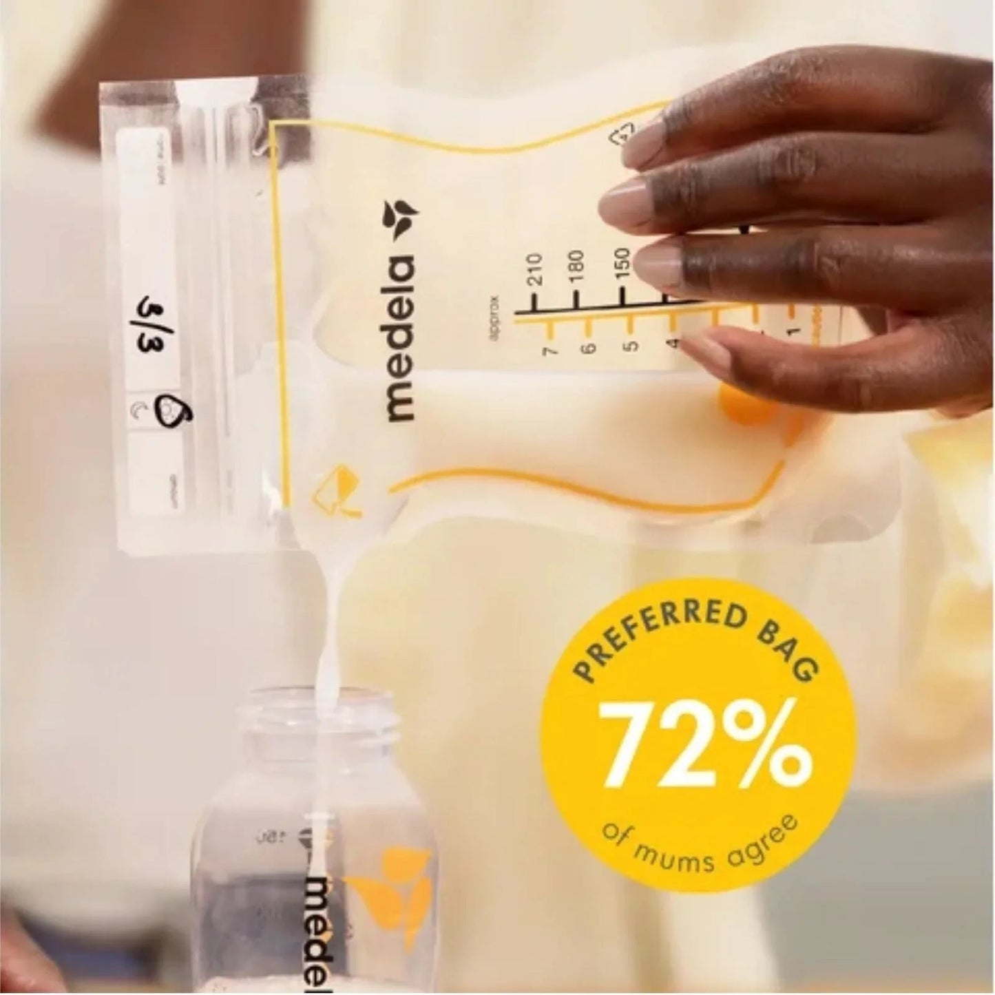Medela Breastmilk Storage Bag 50 pcs - mezetto ebebek ebebek