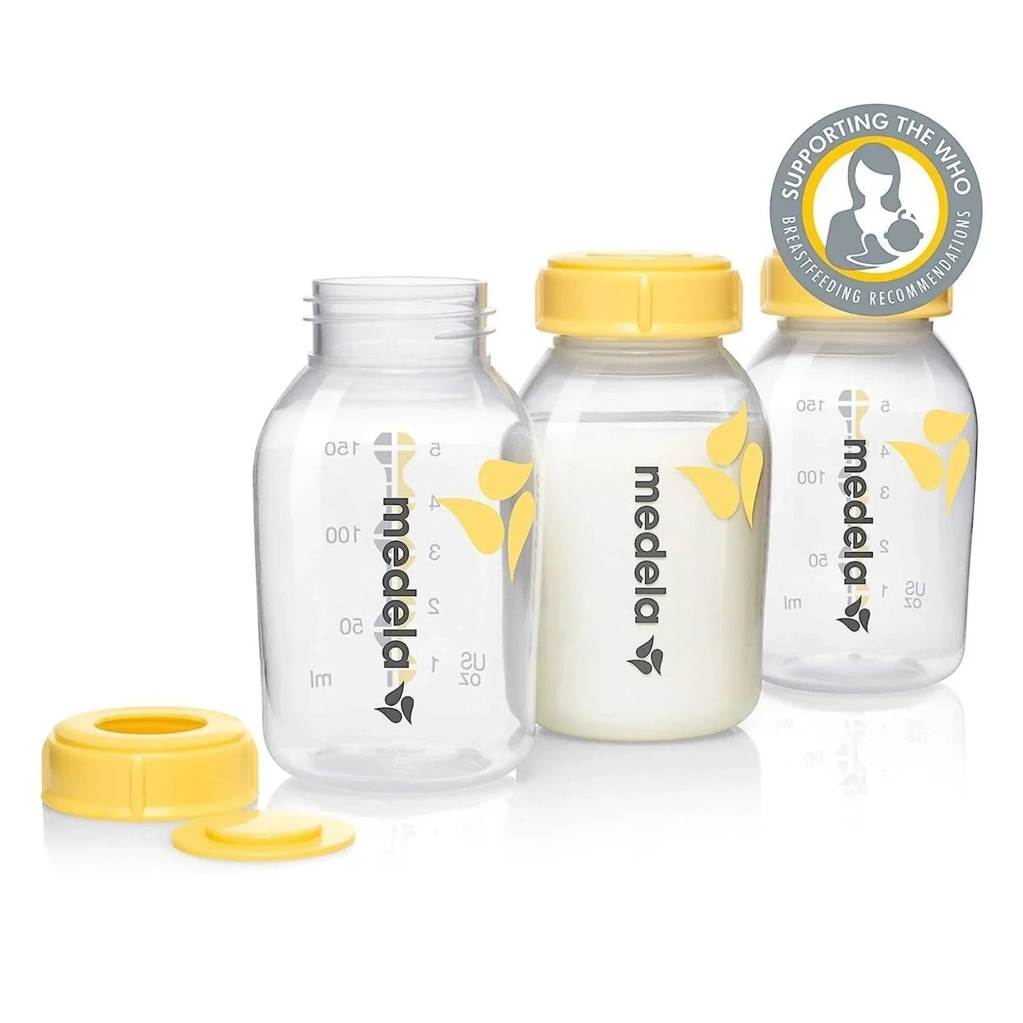 Medela Breastmilk Storage Bottles 150ml 3 pcs - mezetto ebebek ebebek