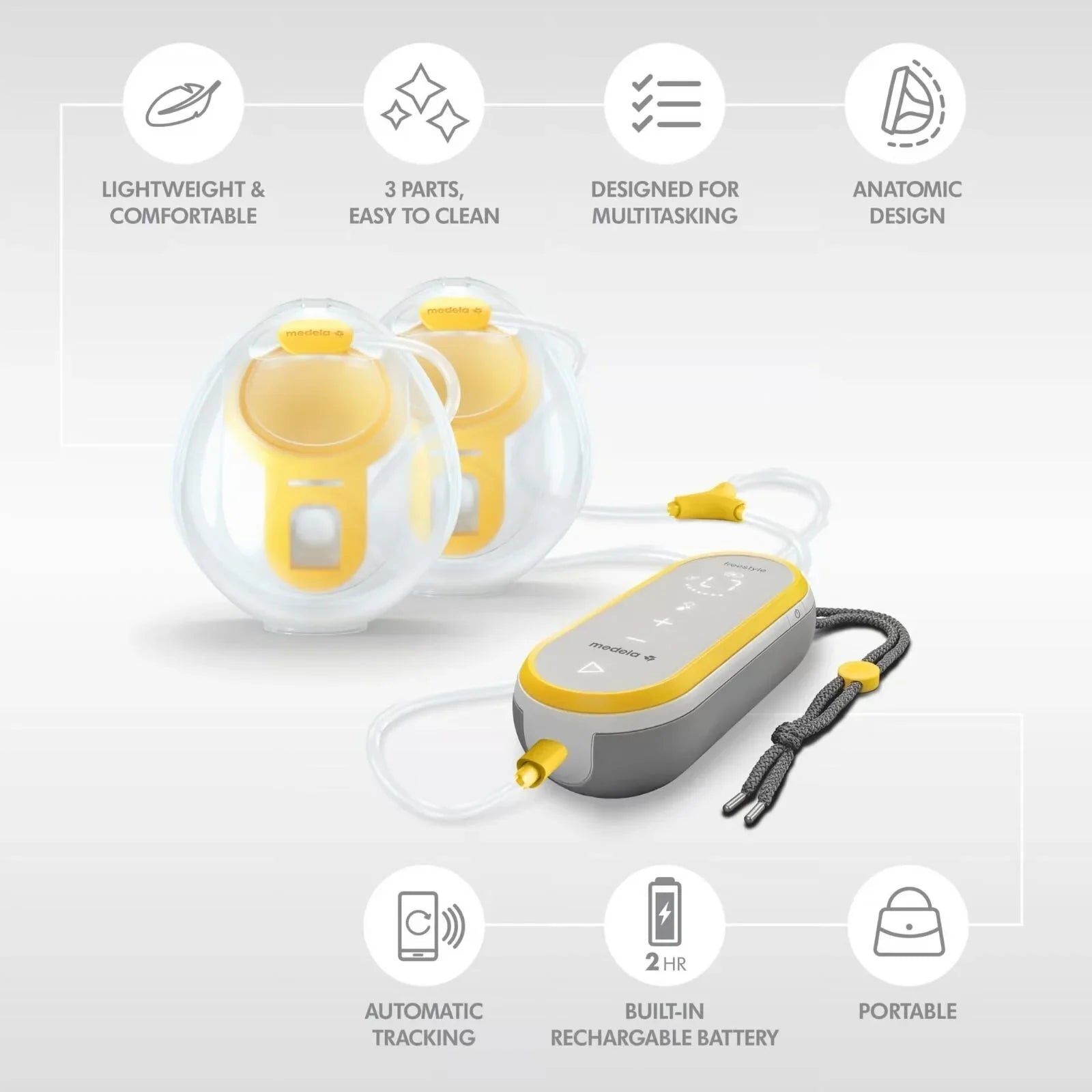 Medela Freestyle Hands - Free Double Electric Breast Pump - mezetto ebebek ebebek