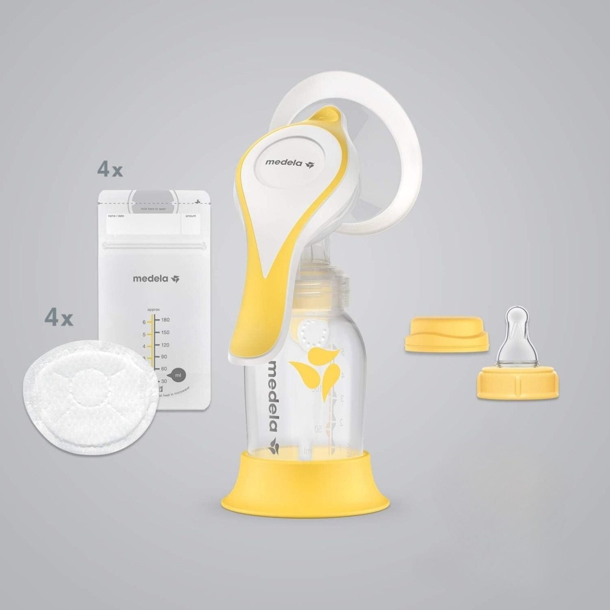 Medela Harmony Manual Breast Pump & Feed Set - mezetto ebebek ebebek