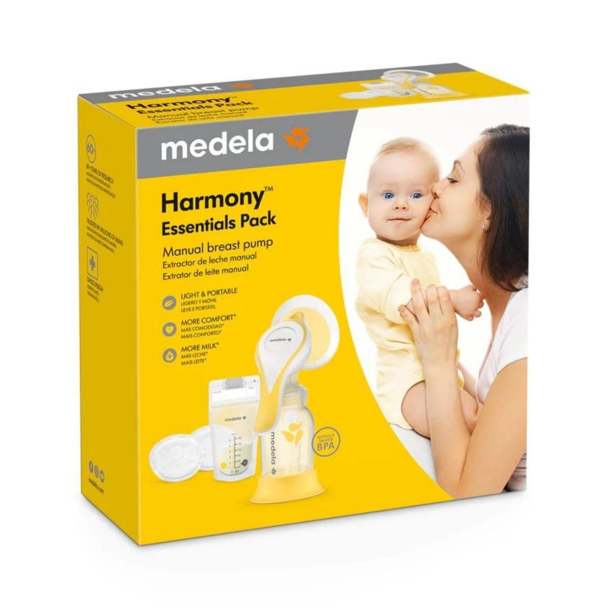 Medela Harmony Manual Breast Pump & Feed Set - mezetto ebebek ebebek