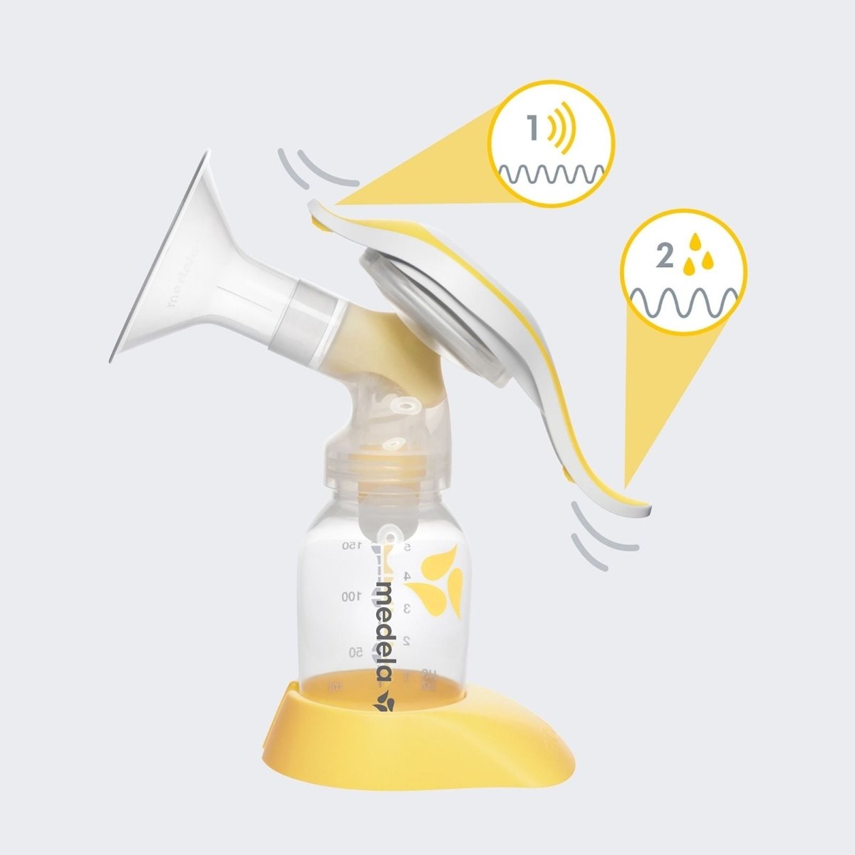 Medela Harmony Manual Breast Pump & Feed Set - mezetto ebebek ebebek