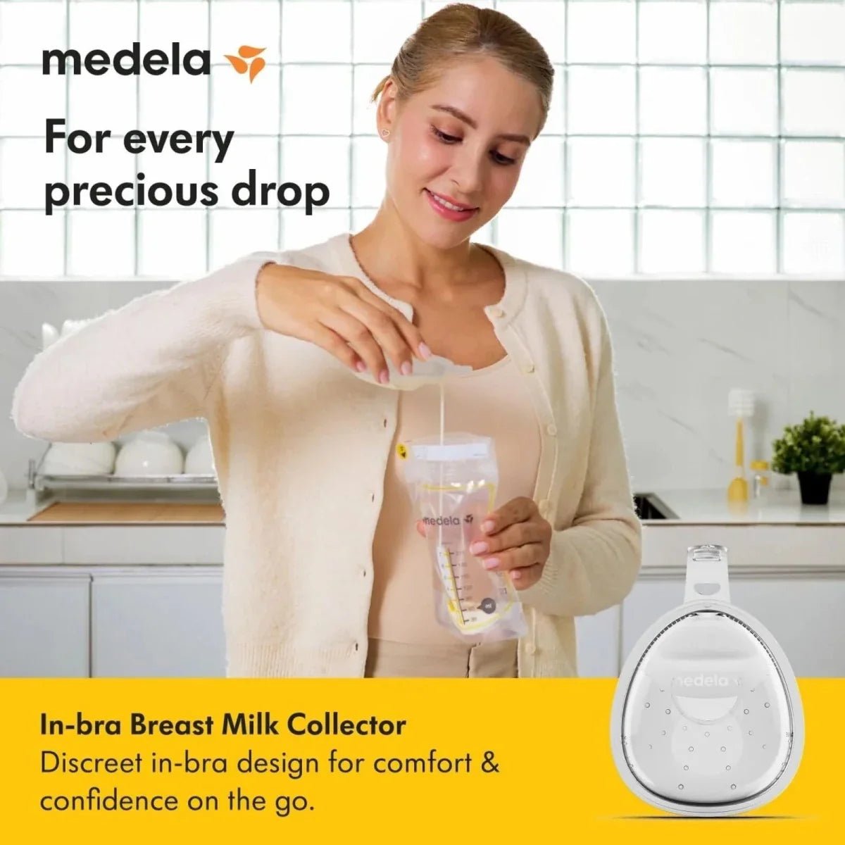 Medela InBra Breastmilk Collector Pack of 2 - mezetto ebebek ebebek