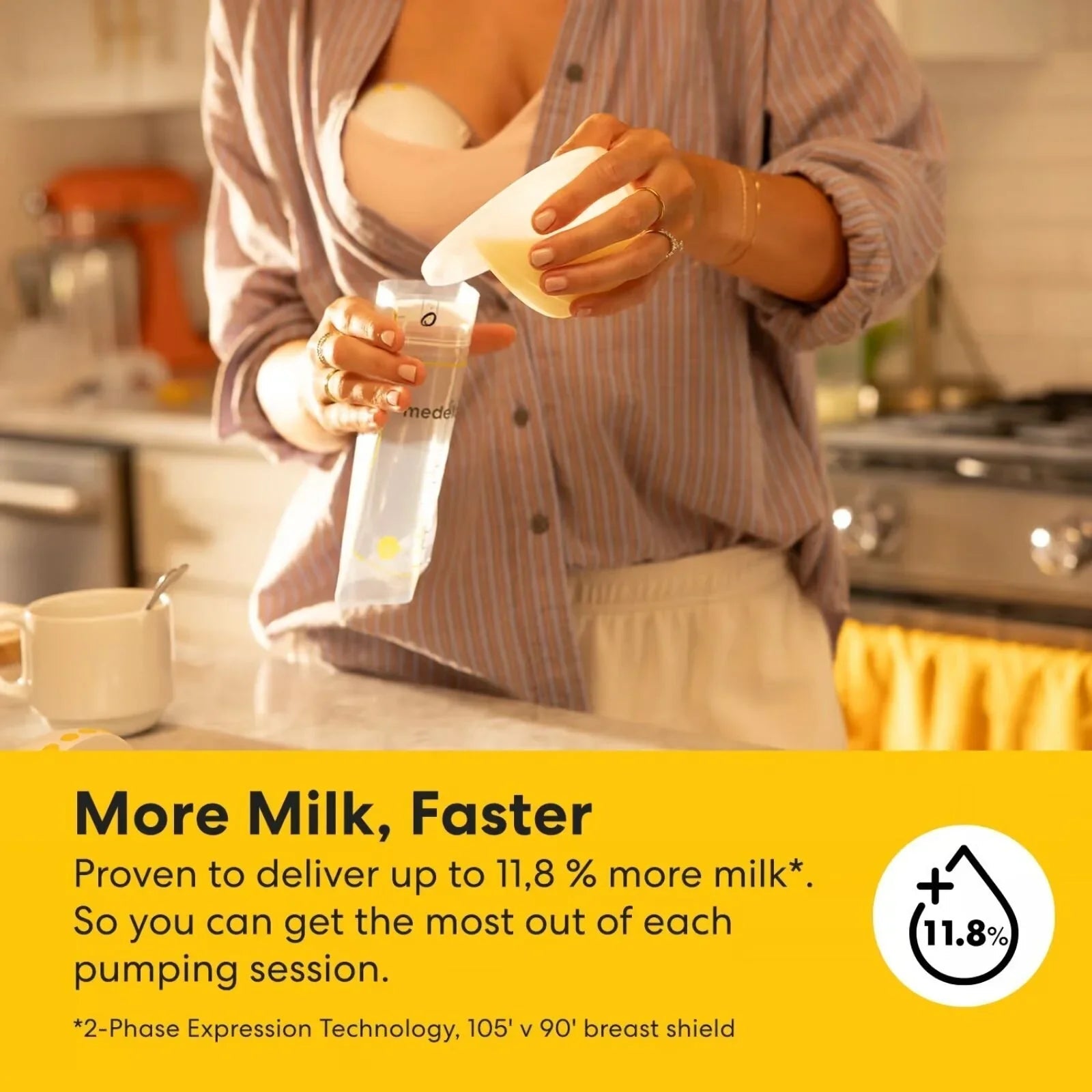 Medela Motion InBra Single Electric Wearable Breast Pump - mezetto ebebek ebebek