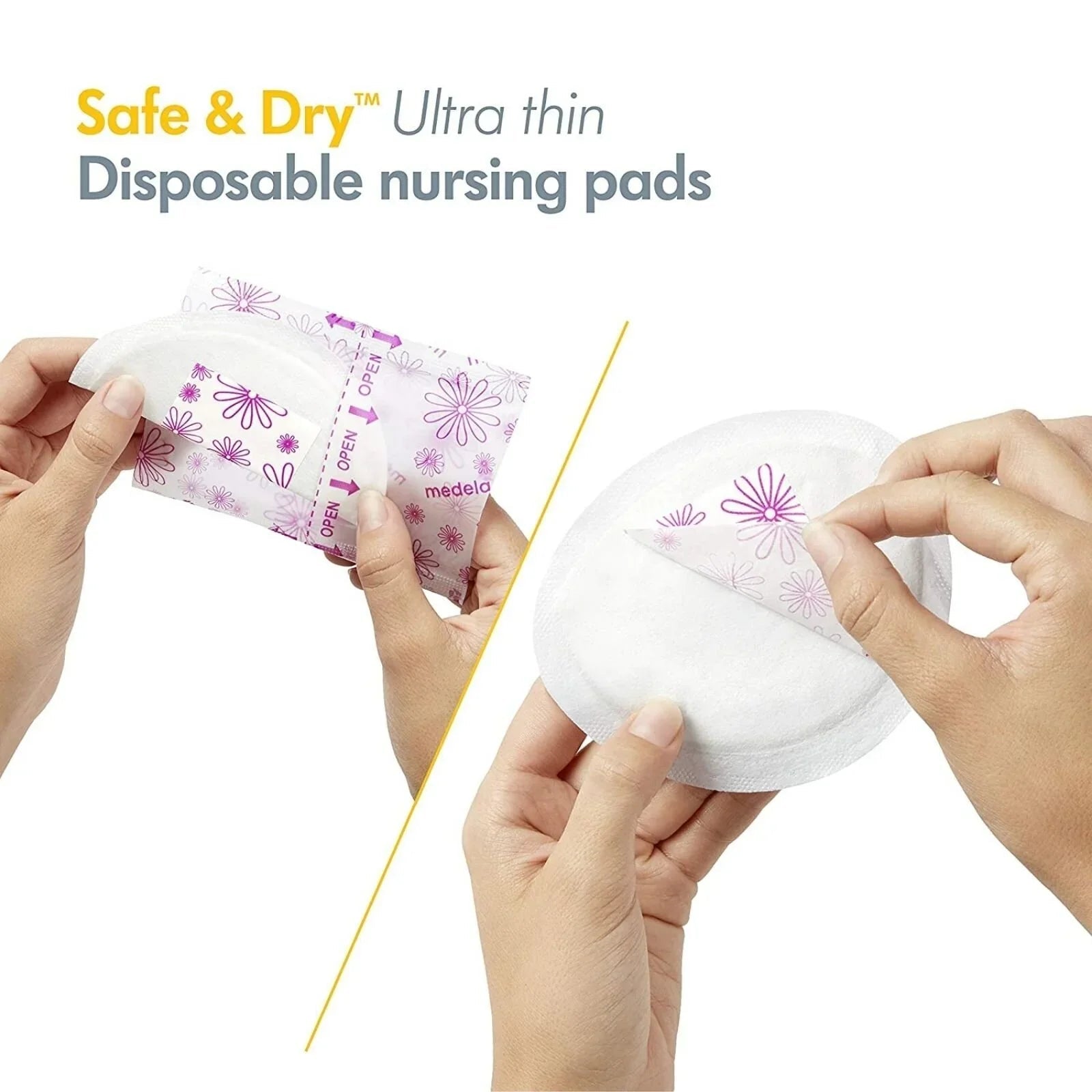 Medela Safe and Dry Nursing Pads 60 pcs - mezetto ebebek ebebek