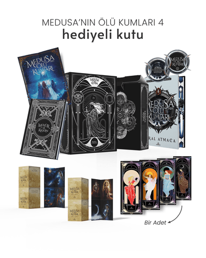 Medusa’nın Ölü Kumları - 4  (Yan Boyamalı - Hediyeli Tekli Kutu) - Ephesus Travel Yayınları Kitap