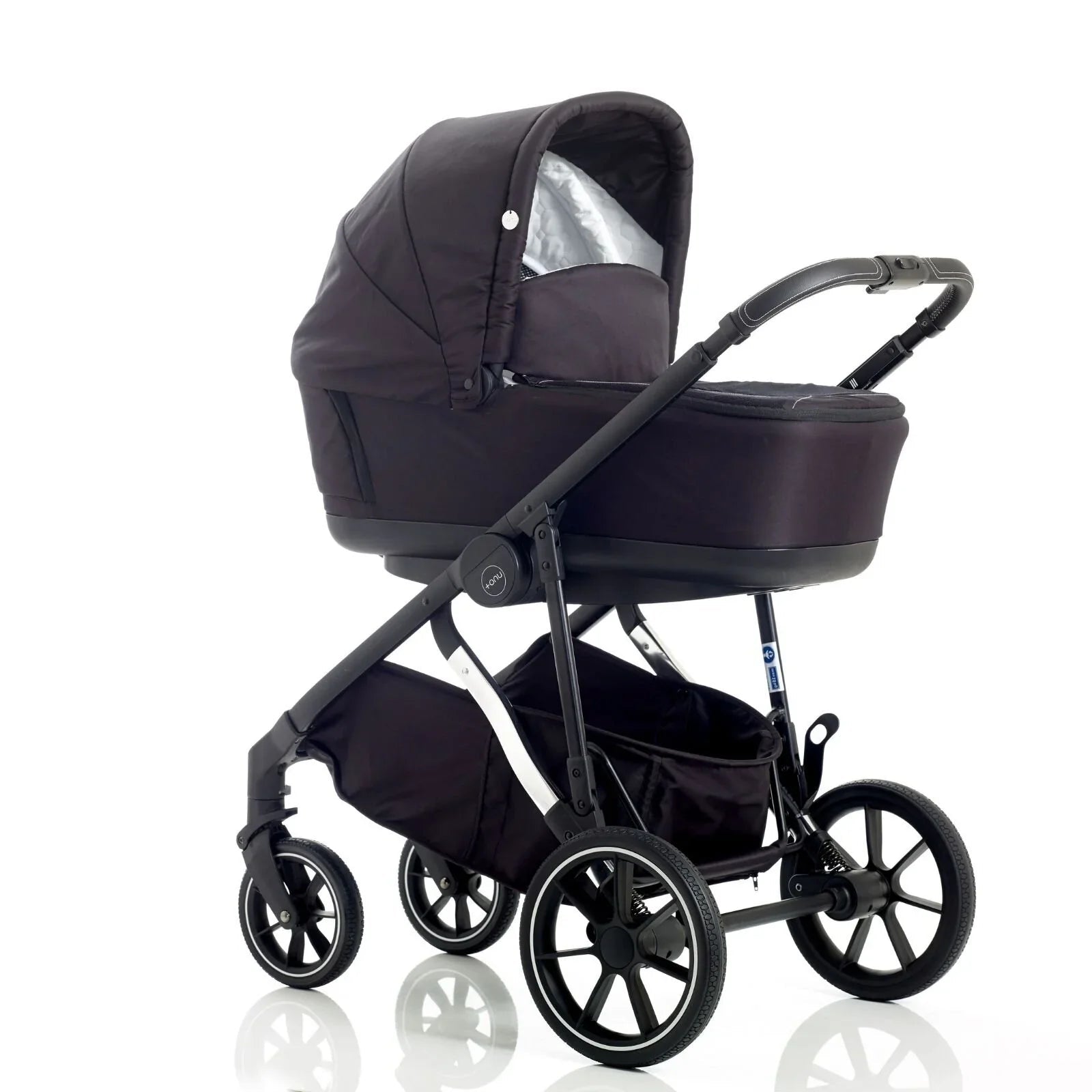 Mee - Go UNO Plus 3 - in - 1 with ISOFIX Base Travel System - Black/Chrome - mezetto ebebek ebebek