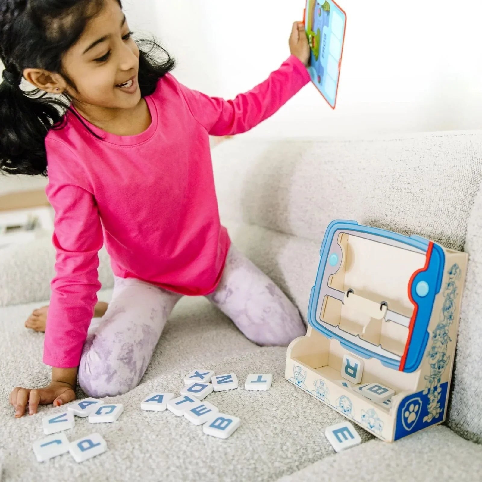 Melissa & Doug Paw Patrol See & Spell Pup Pad - mezetto ebebek ebebek