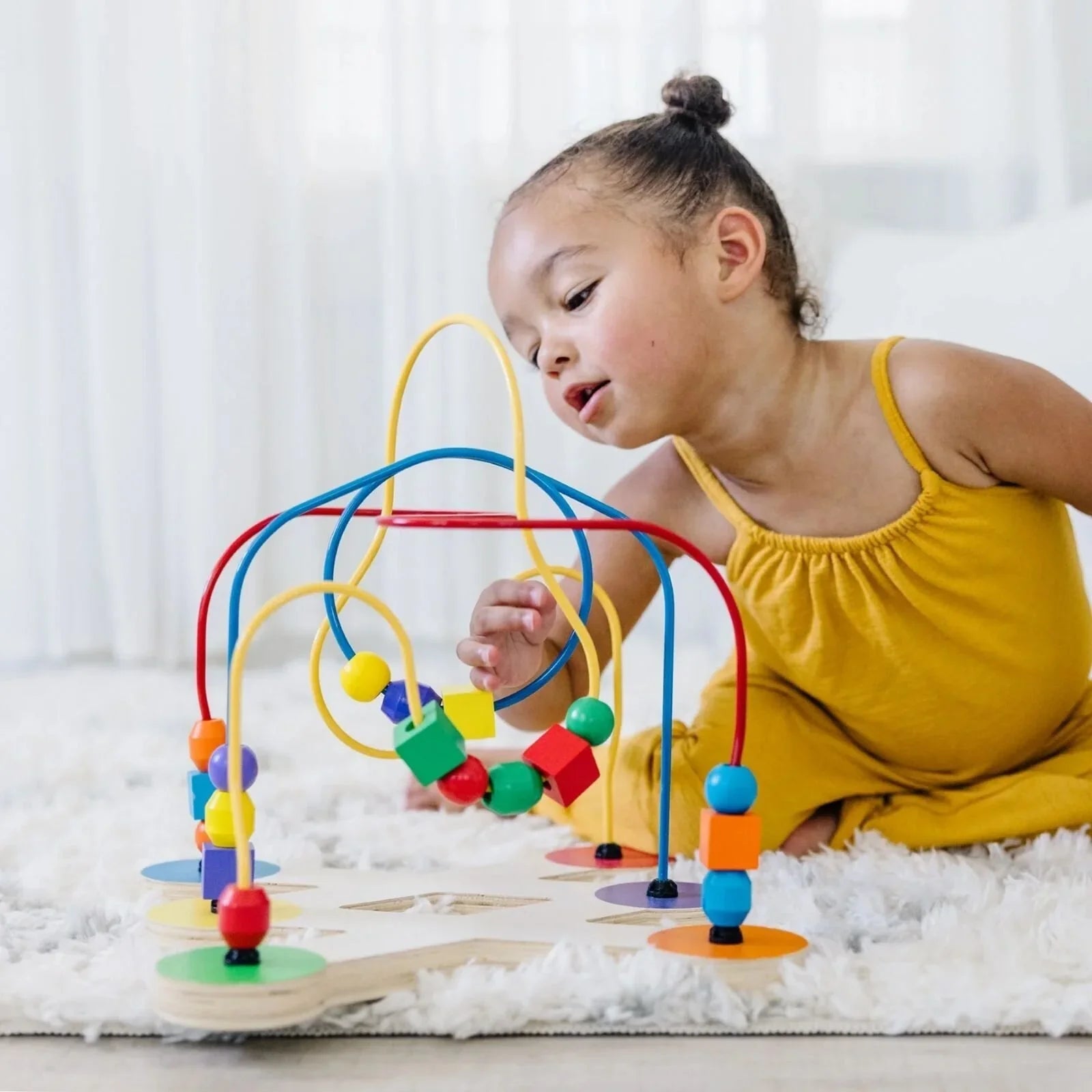 Melissa & Doug Wooden Jumbo Beads - mezetto ebebek ebebek