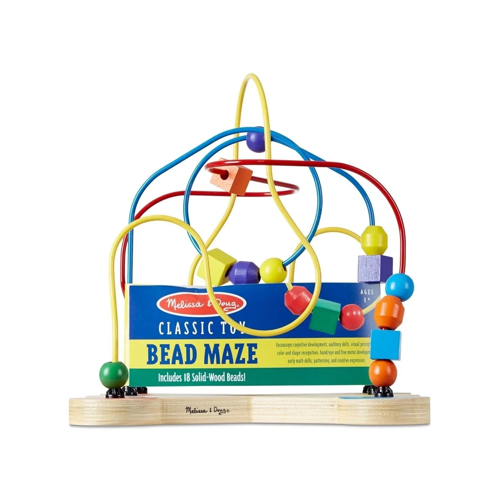 Melissa & Doug Wooden Jumbo Beads - mezetto ebebek ebebek