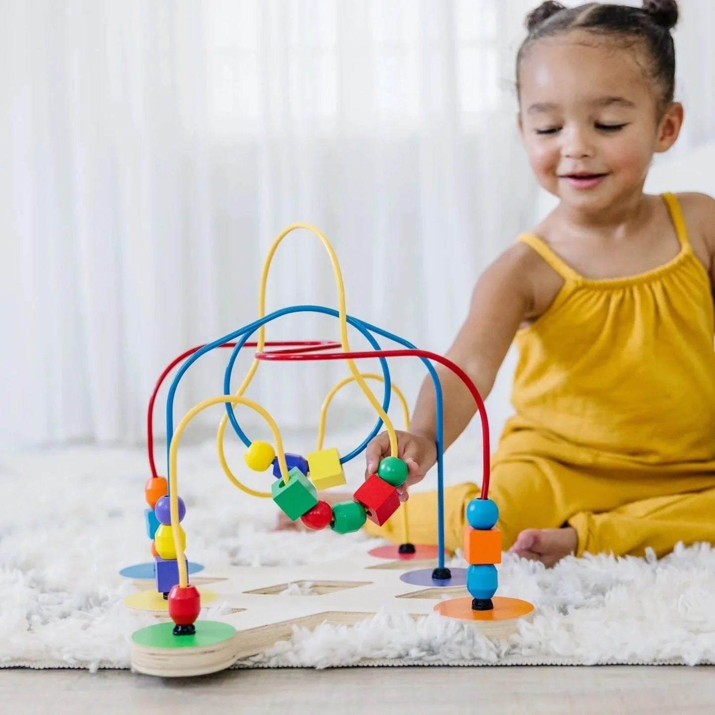 Melissa & Doug Wooden Jumbo Beads - mezetto ebebek ebebek