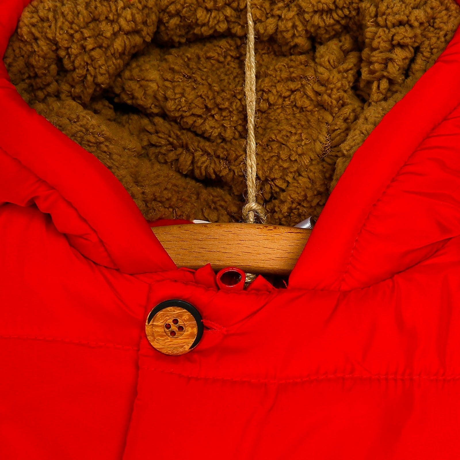 Midimod Baby Boy Coat with Toy Pocket - Red - mezetto ebebek ebebek