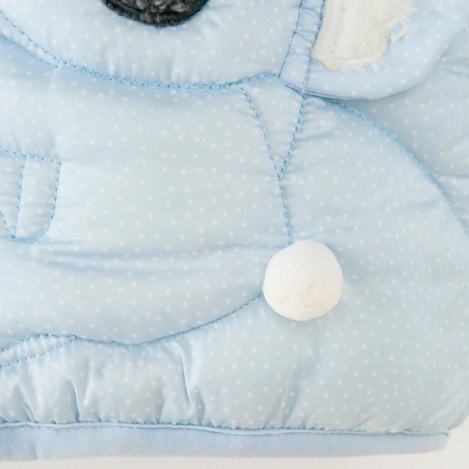 Midimod Baby Girl Coat with Ears - Blue - mezetto ebebek ebebek