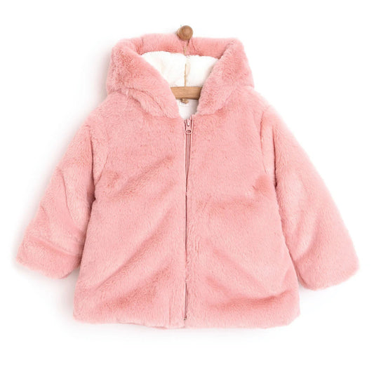 Midimod Basic Cardigan - Pink - mezetto ebebek ebebek