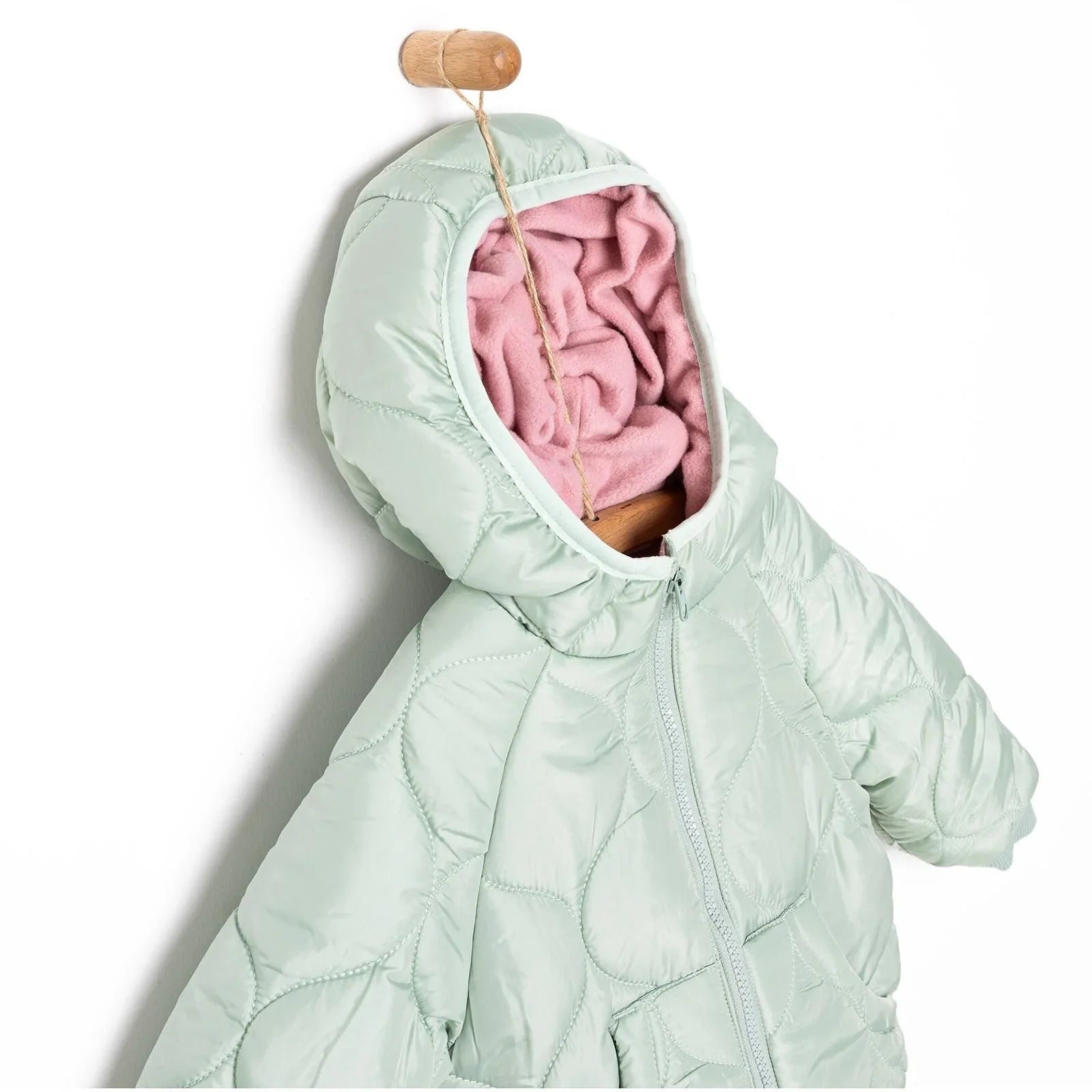 Midimod Basic Girl Quilted Coat - Multicolour - mezetto ebebek ebebek