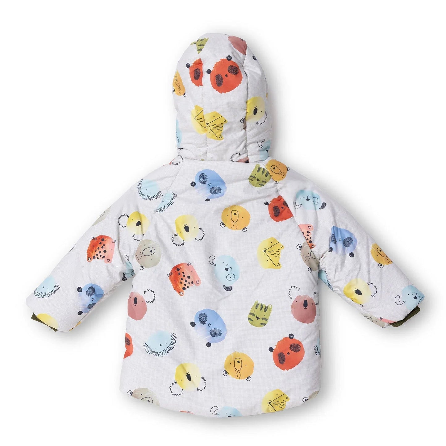 Midimod Coat - Ecru Printed - mezetto ebebek ebebek