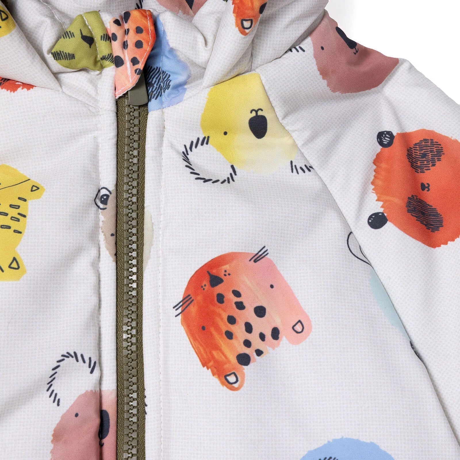 Midimod Coat - Ecru Printed - mezetto ebebek ebebek