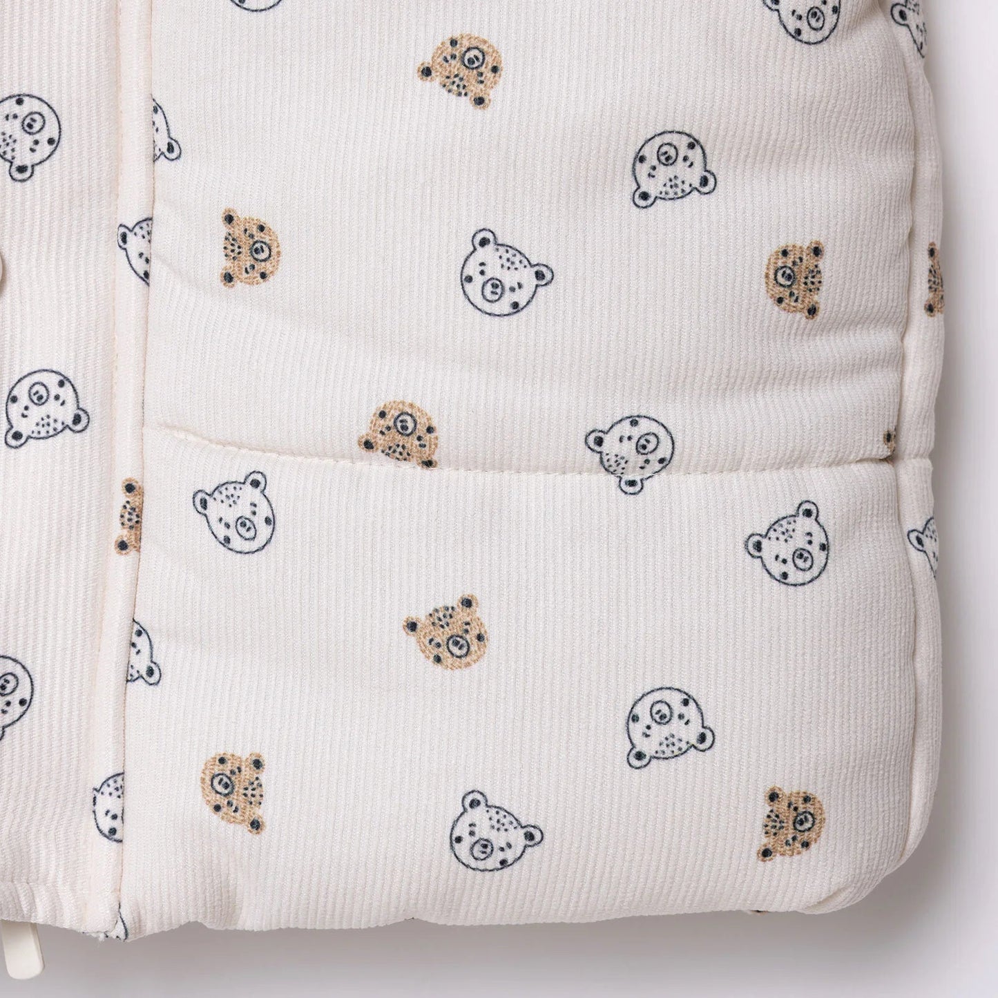 Midimod Coat - Ecru Printed - mezetto ebebek ebebek