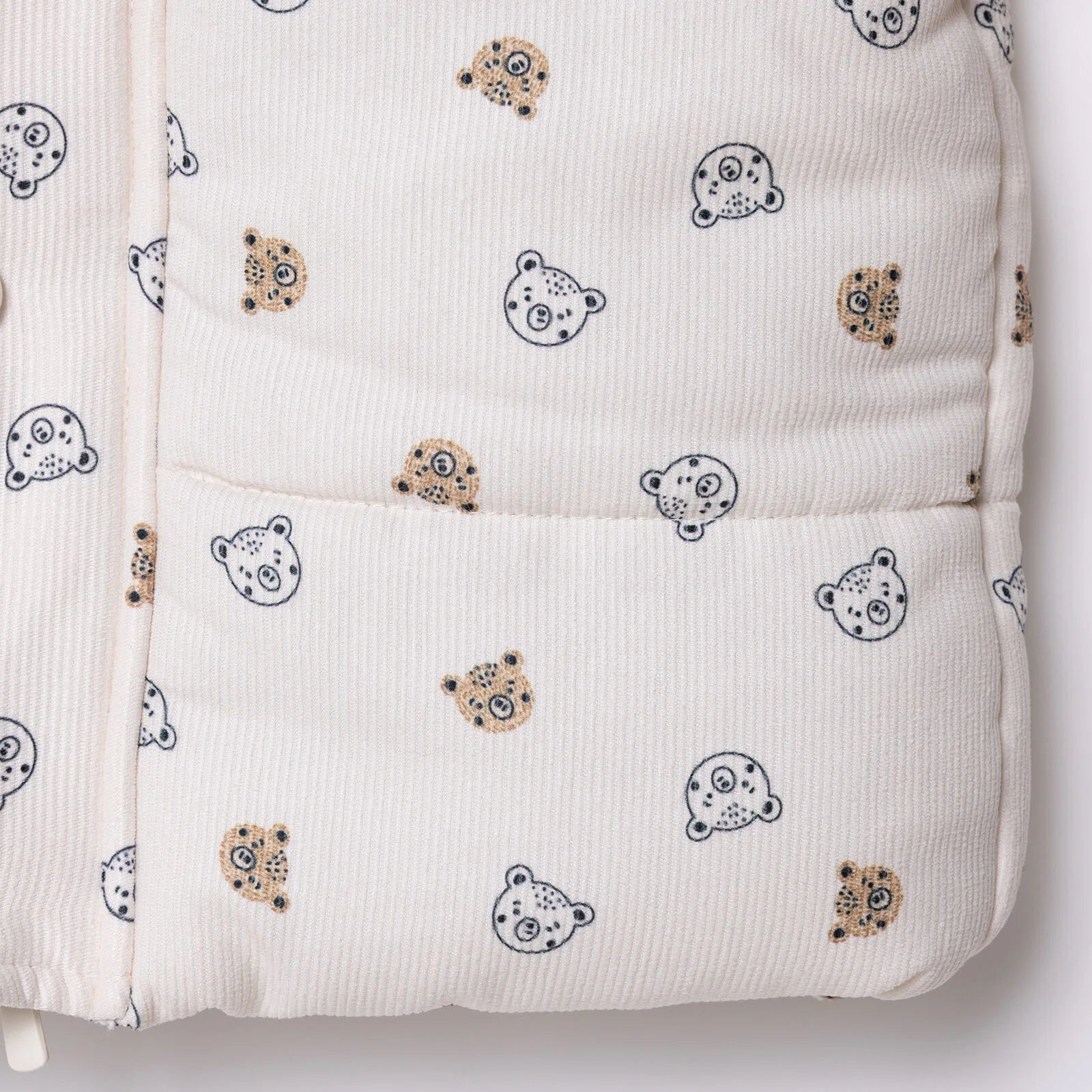 Midimod Coat - Ecru Printed - mezetto ebebek ebebek