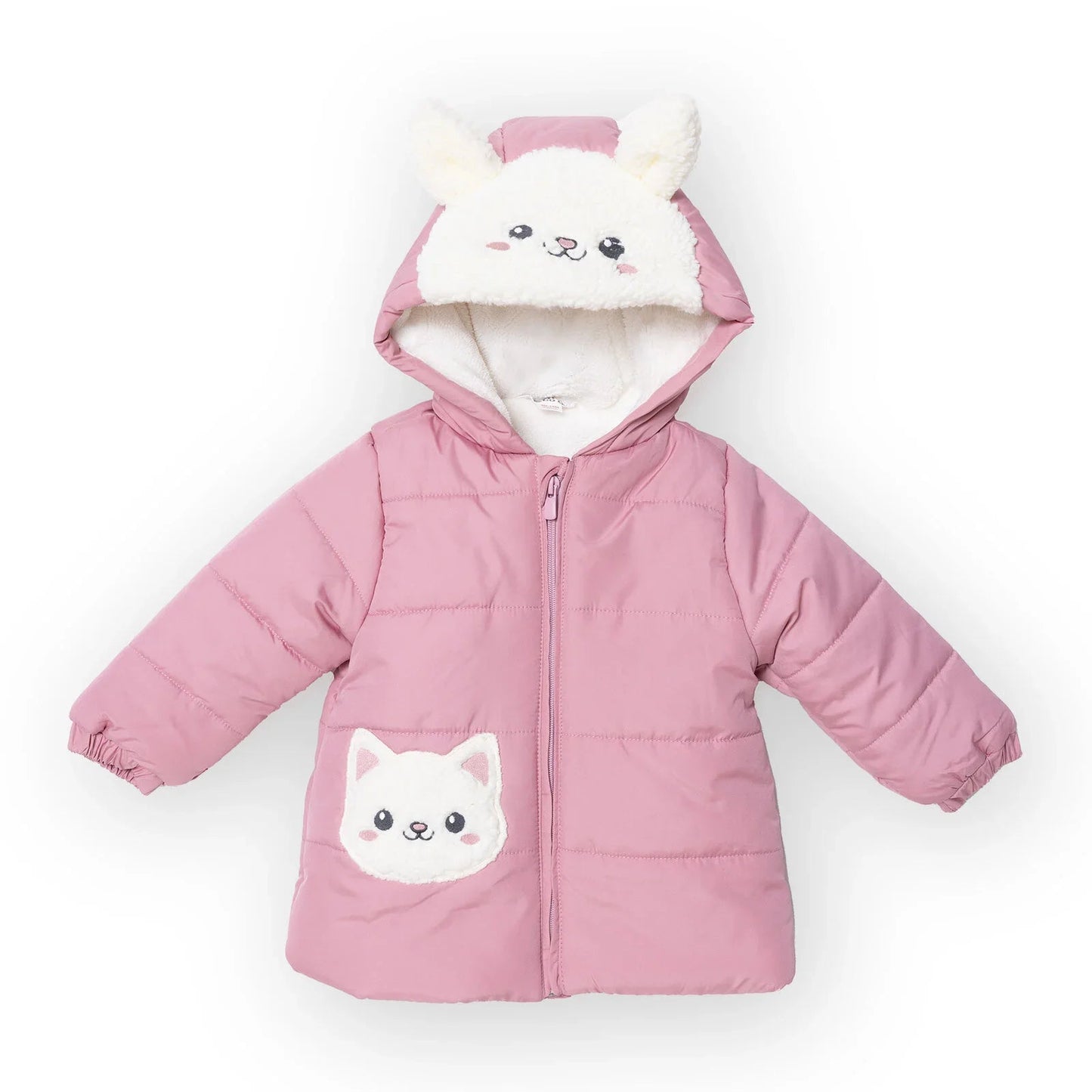 Midimod Coat - Pink - mezetto ebebek ebebek
