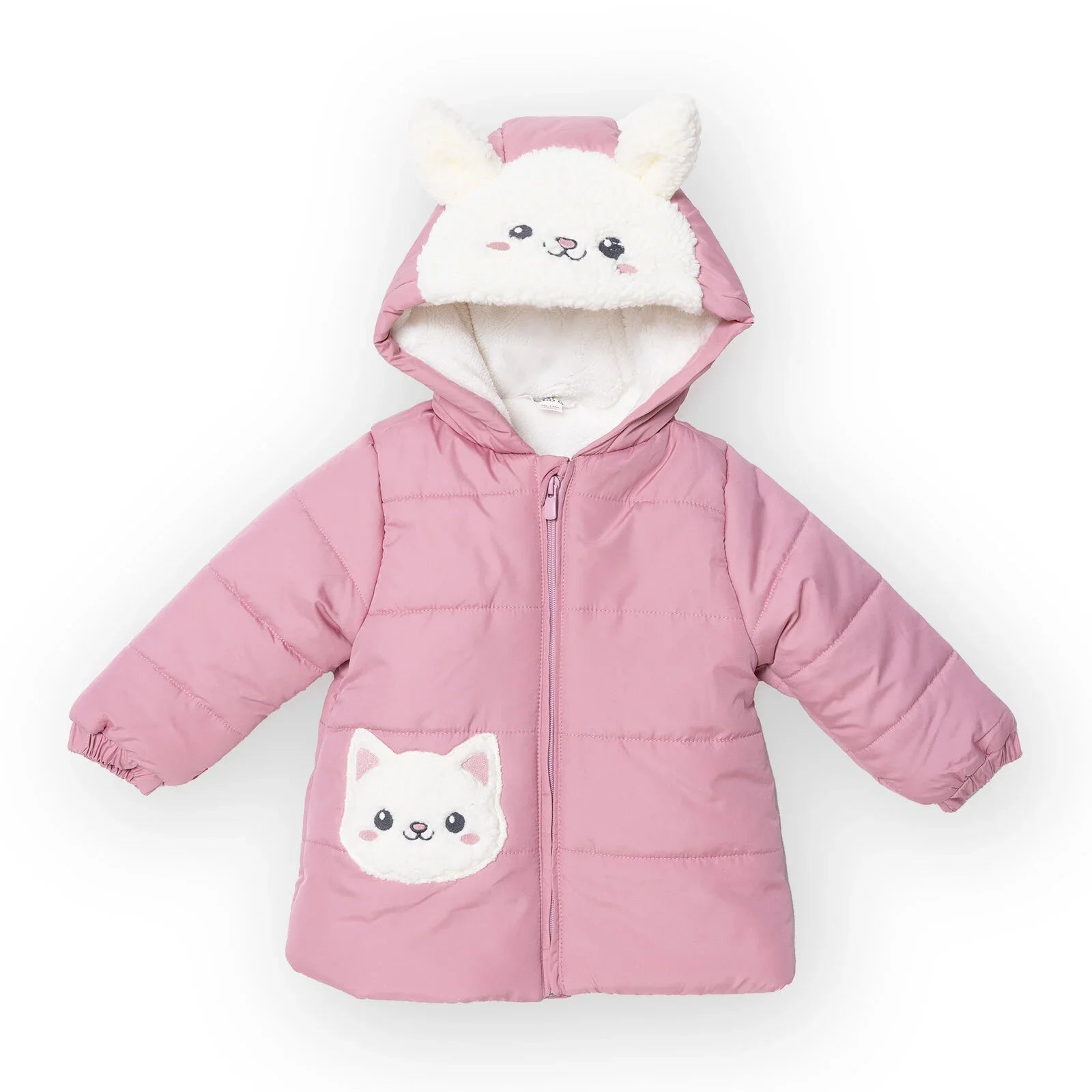 Midimod Coat - Pink - mezetto ebebek ebebek