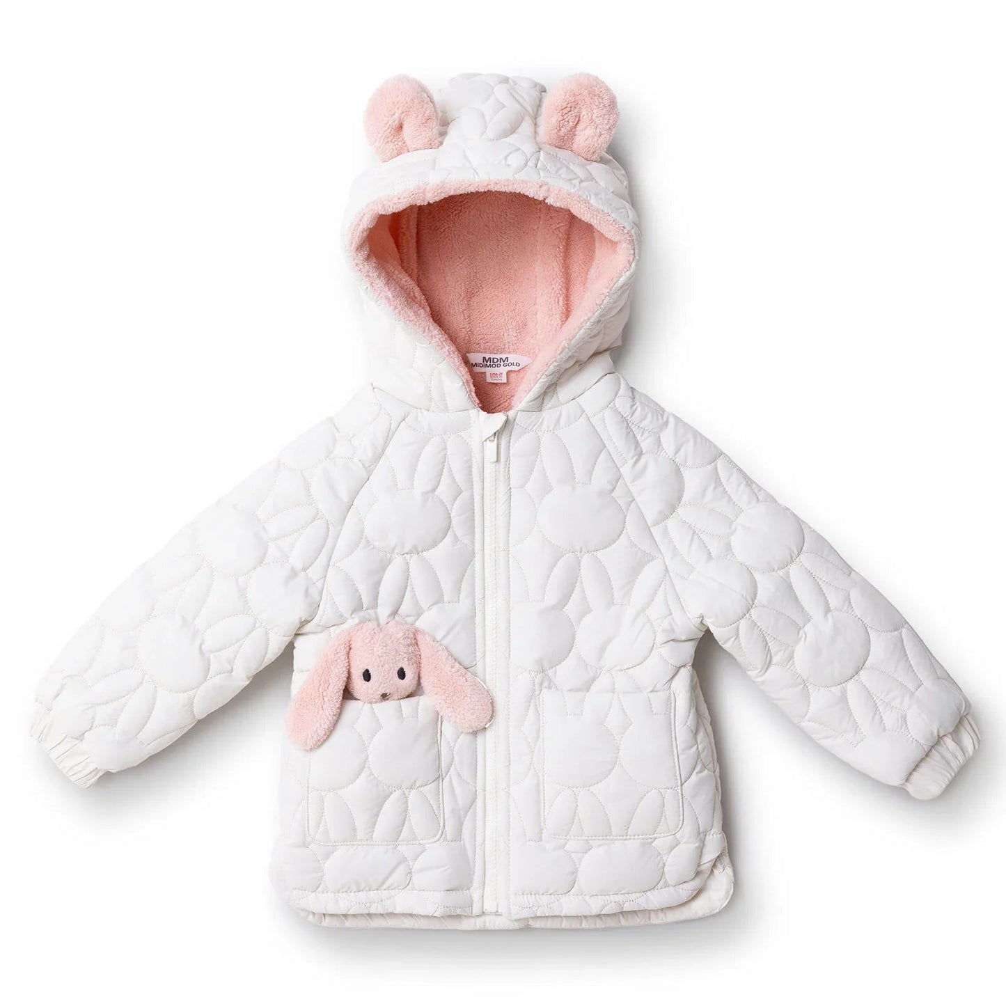 Midimod Coat - White - mezetto ebebek ebebek