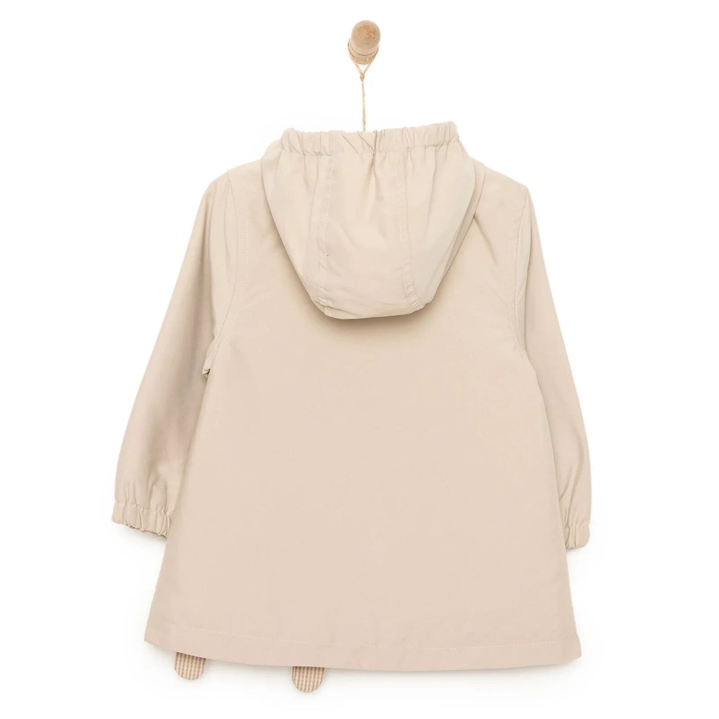 Midimod Girl Raincoat - Beige - mezetto ebebek ebebek