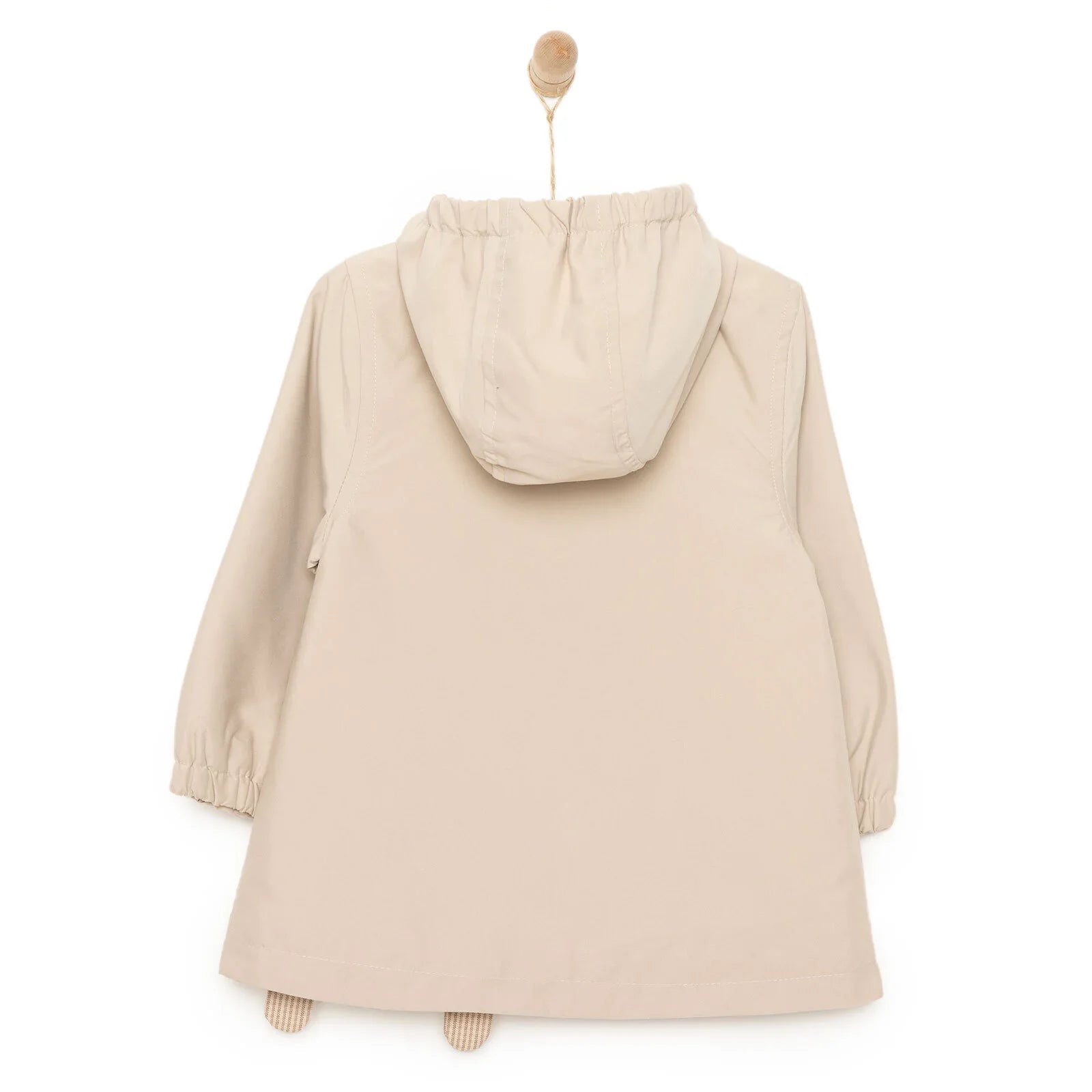 Midimod Girl Raincoat - Beige - mezetto ebebek ebebek