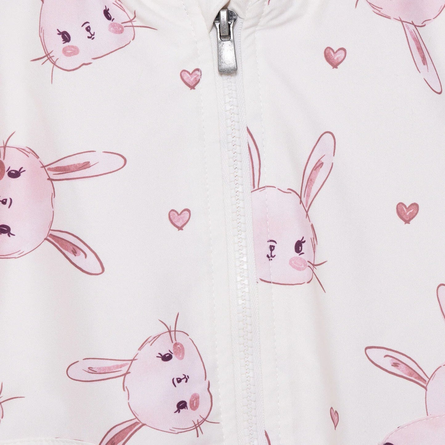 Midimod Girl Raincoat - Ecru - mezetto ebebek ebebek