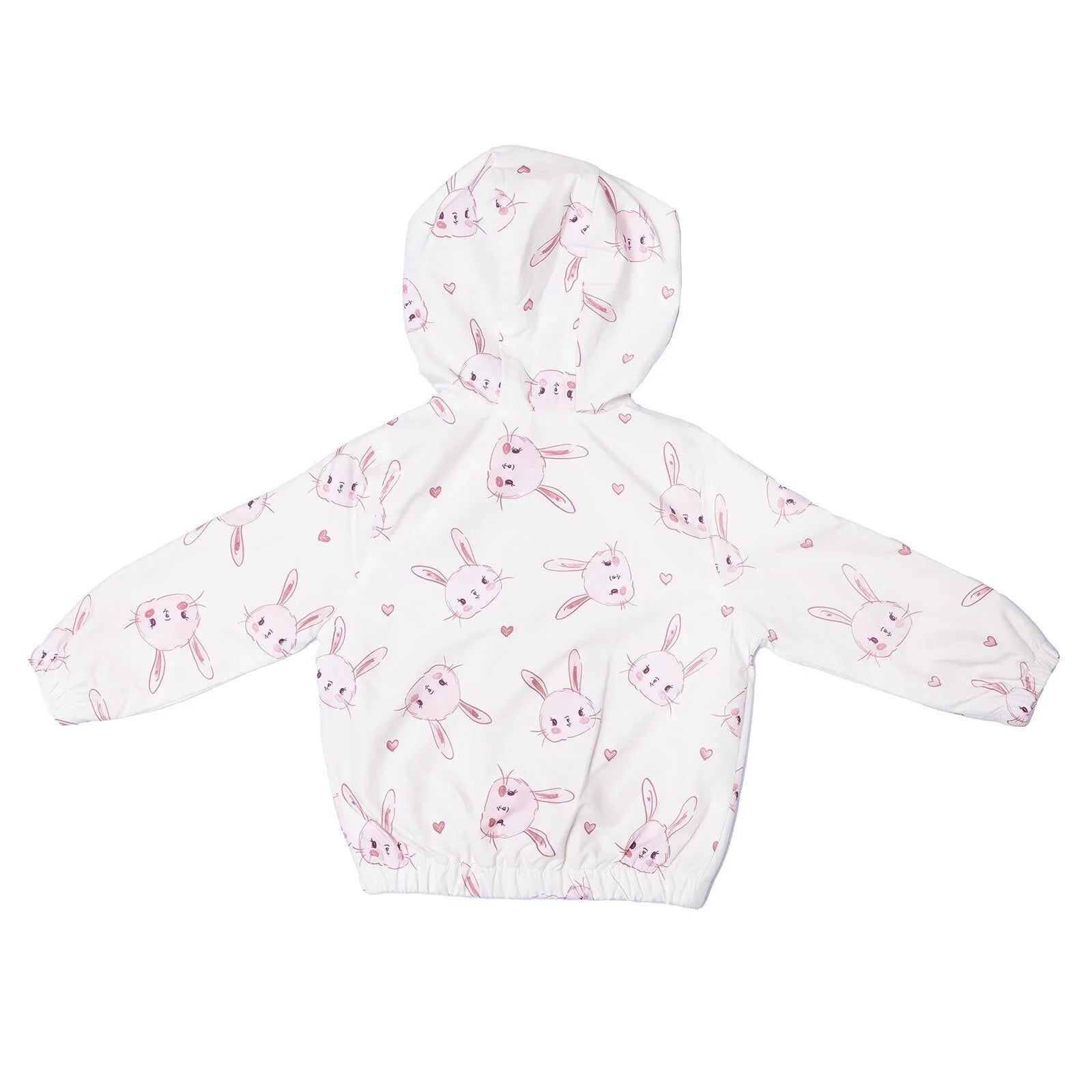 Midimod Girl Raincoat - Ecru - mezetto ebebek ebebek