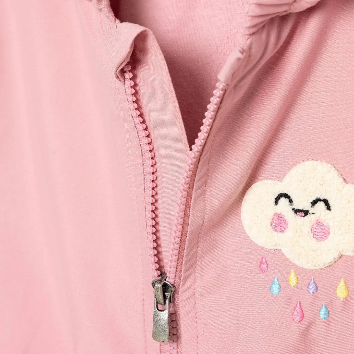 Midimod Girl Raincoat - Pink - mezetto ebebek ebebek