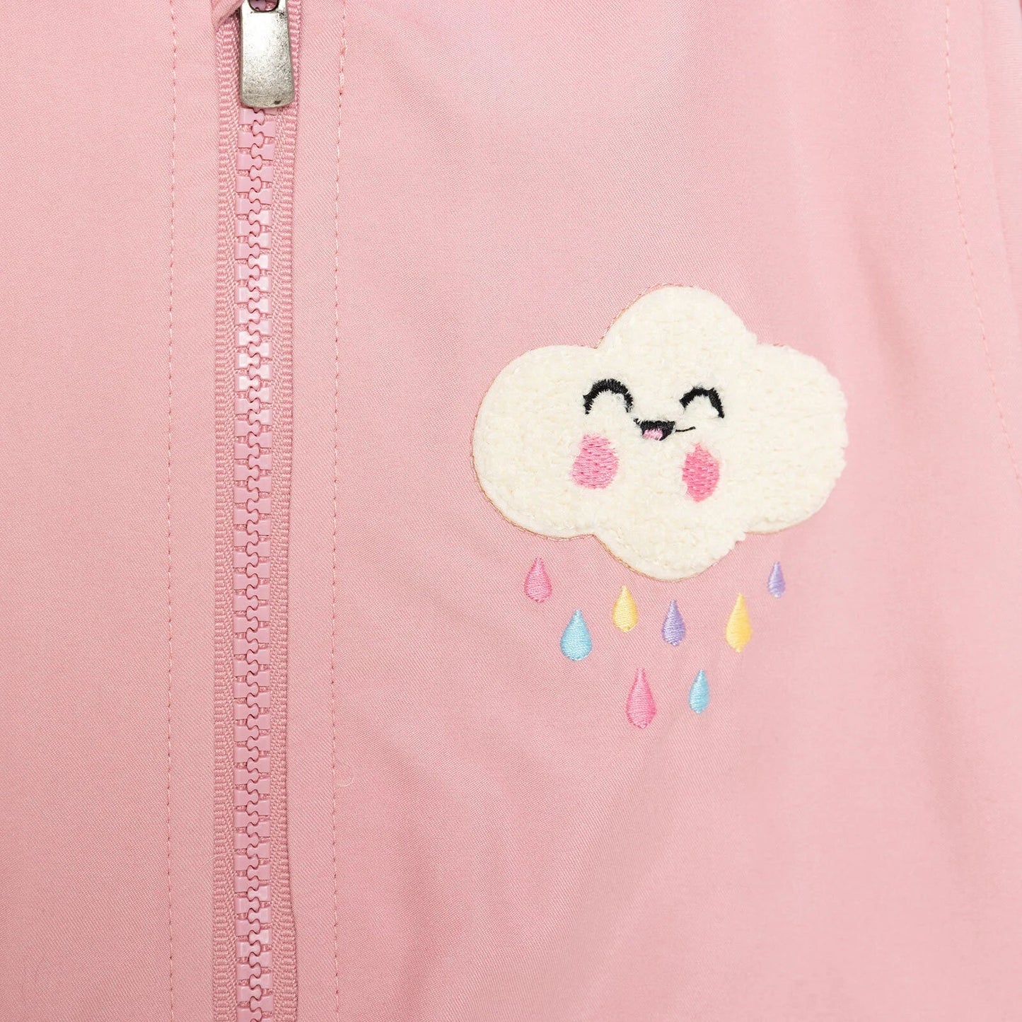 Midimod Girl Raincoat - Pink - mezetto ebebek ebebek