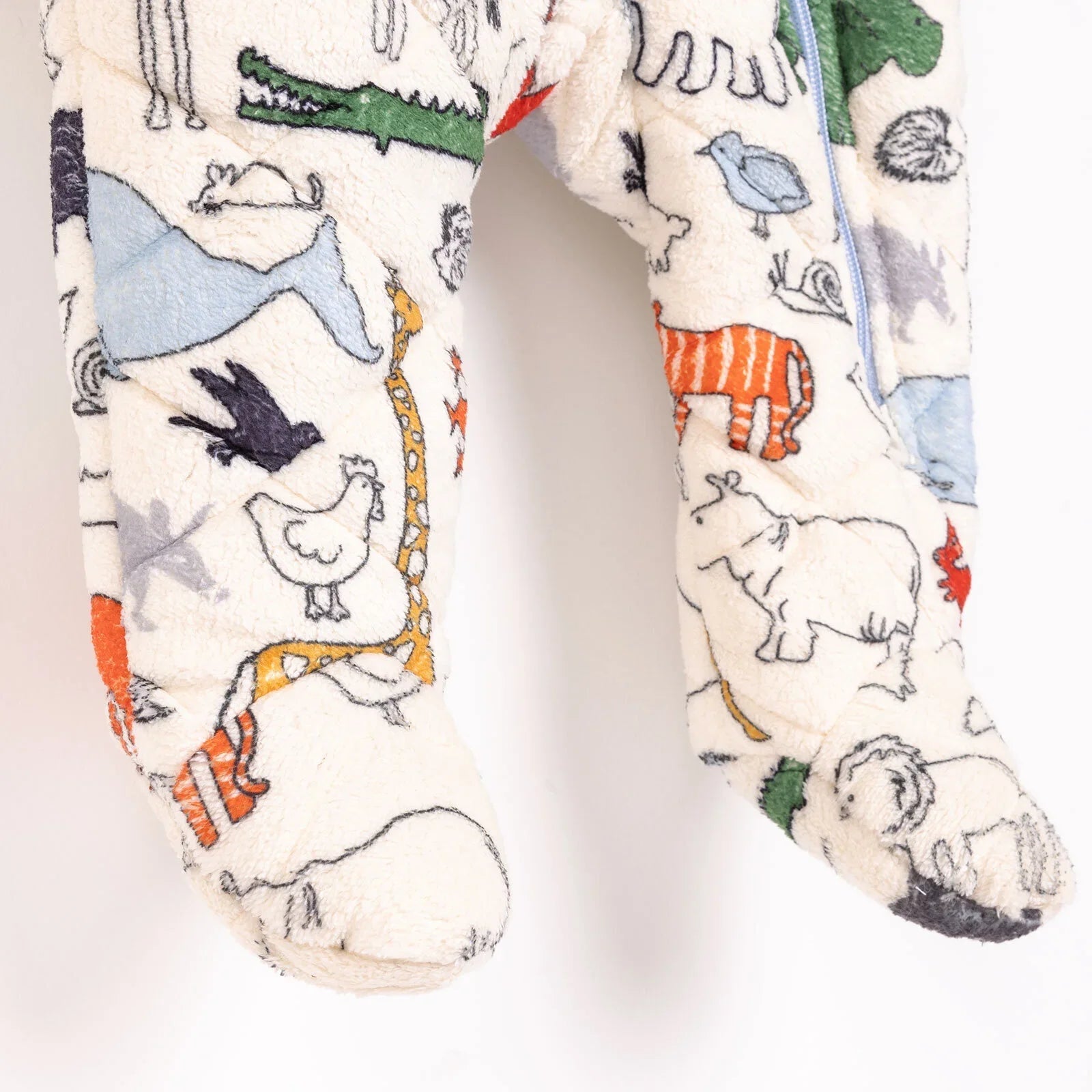 MidiMod Newborn Baby Boy Hooded - Footed Jumpsuit - mezetto ebebek ebebek