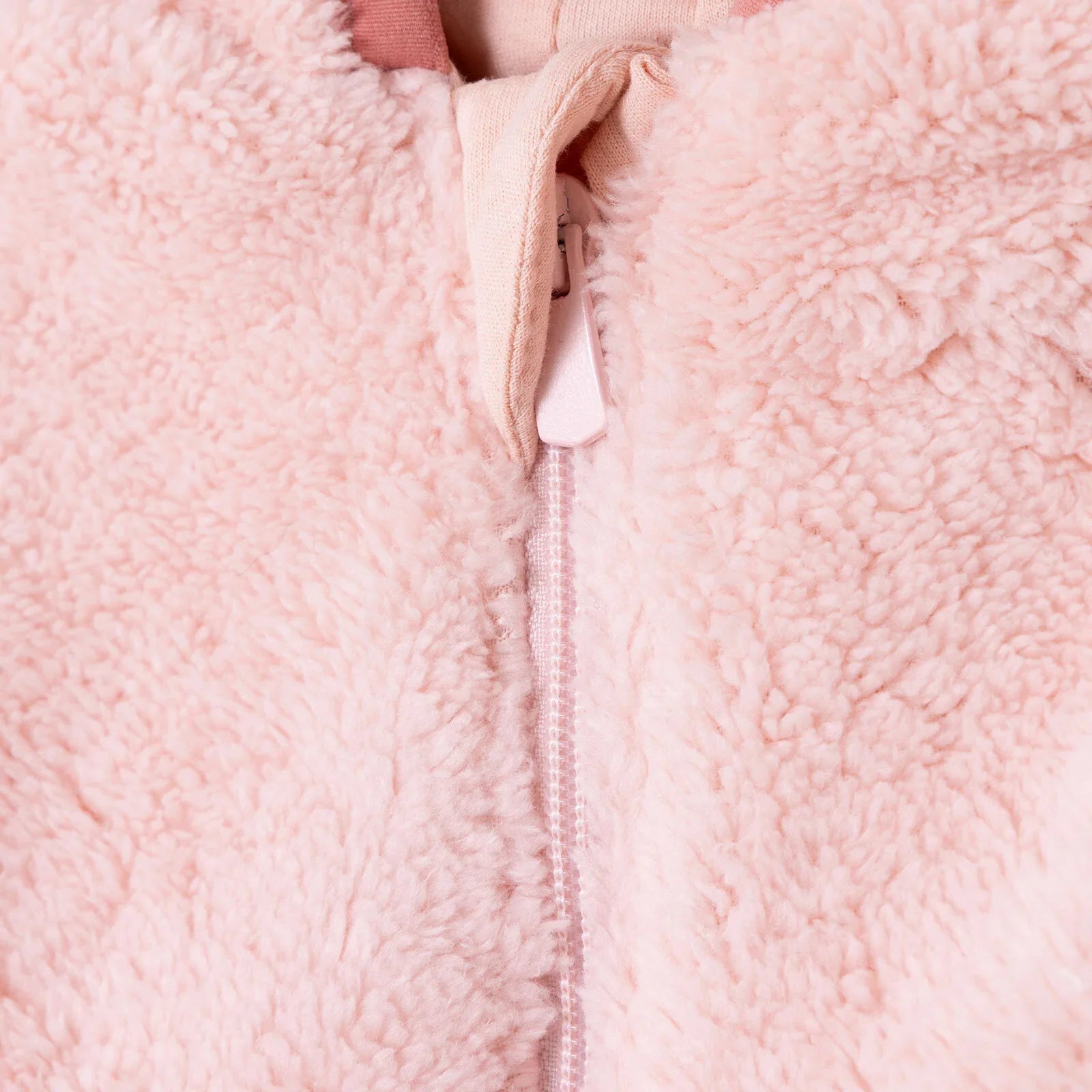 Midimod Newborn Welsoft Footed Jumpsuit - Pink - mezetto ebebek ebebek