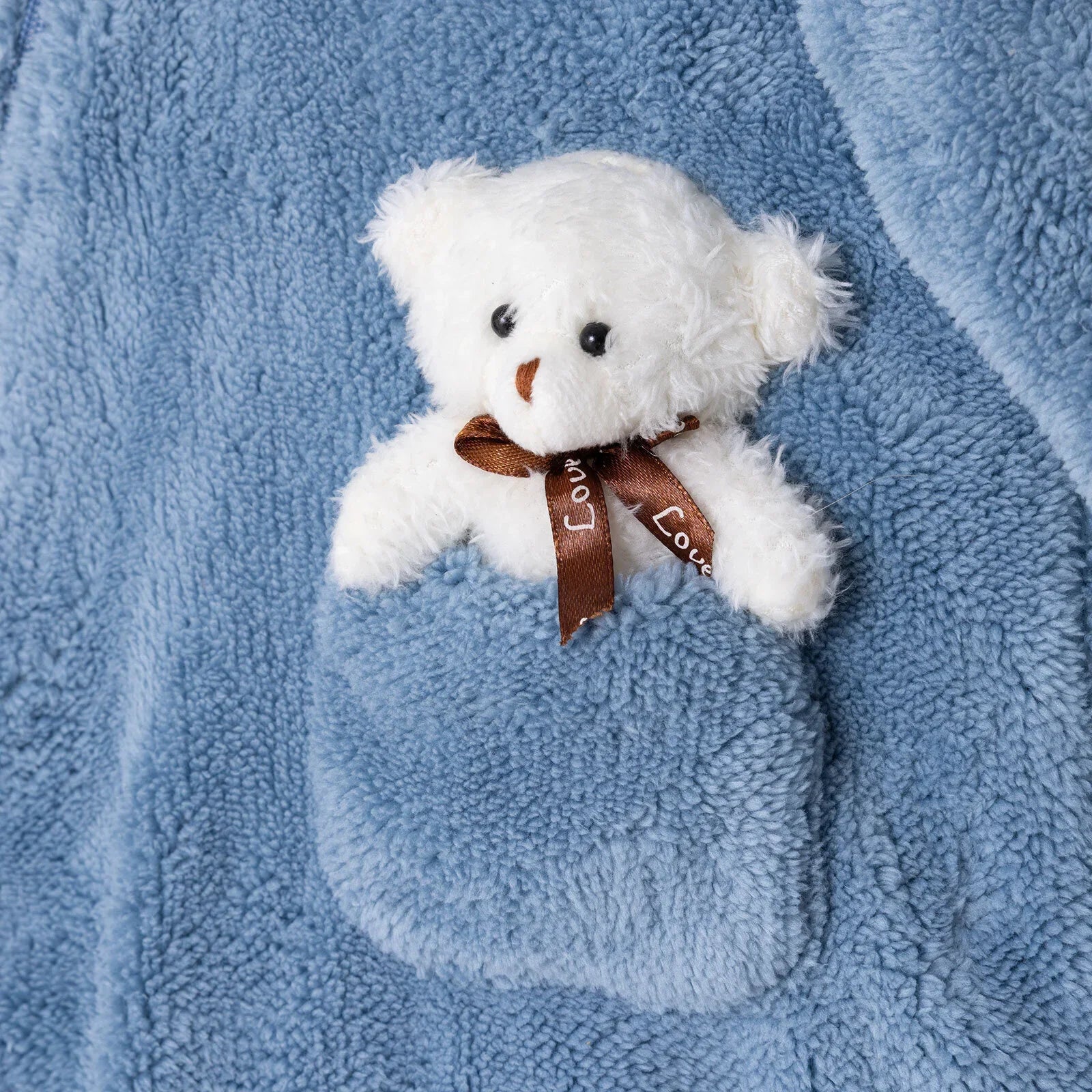 Midimod Newborn Welsoft Footless Jumpsuit - Blue - mezetto ebebek ebebek
